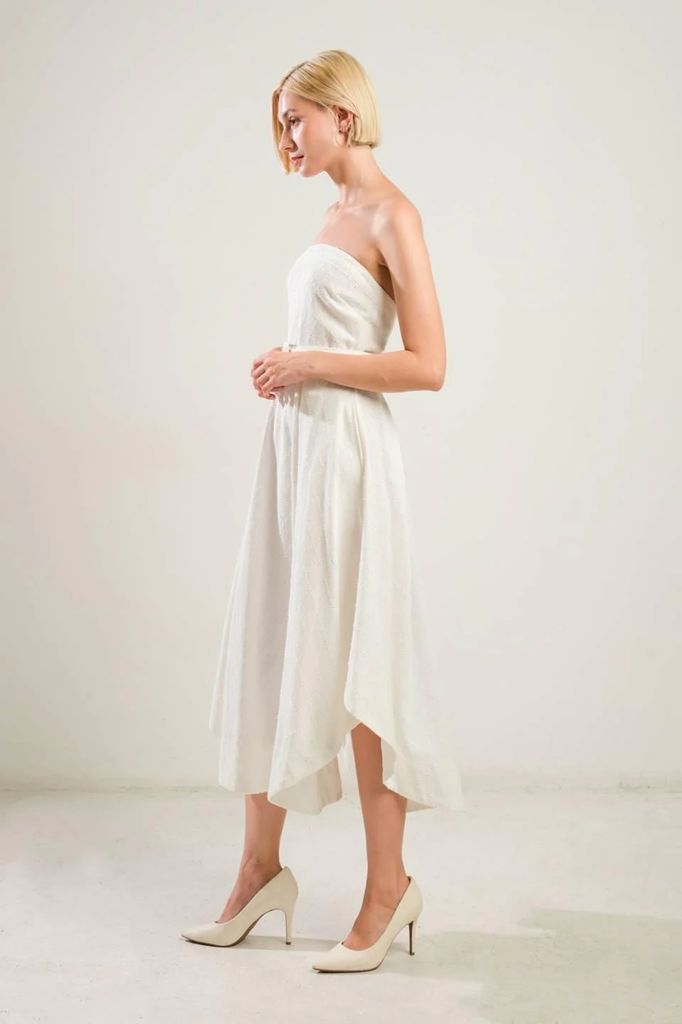 Life's Compass Woven Midi Dress - Image 5