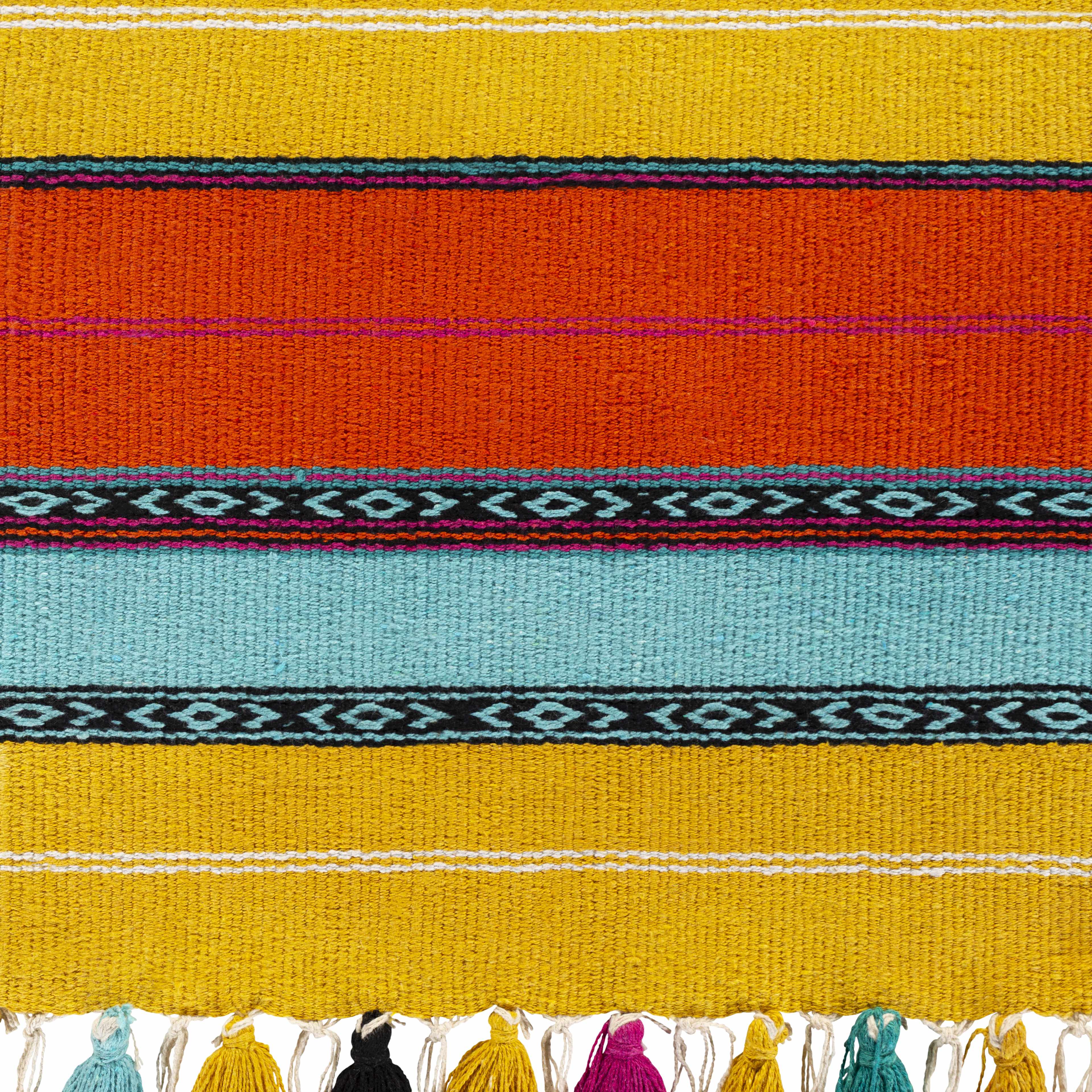 Ligaya Colorful Striped Bohemian Wall Hanging - Clearance - Image 4