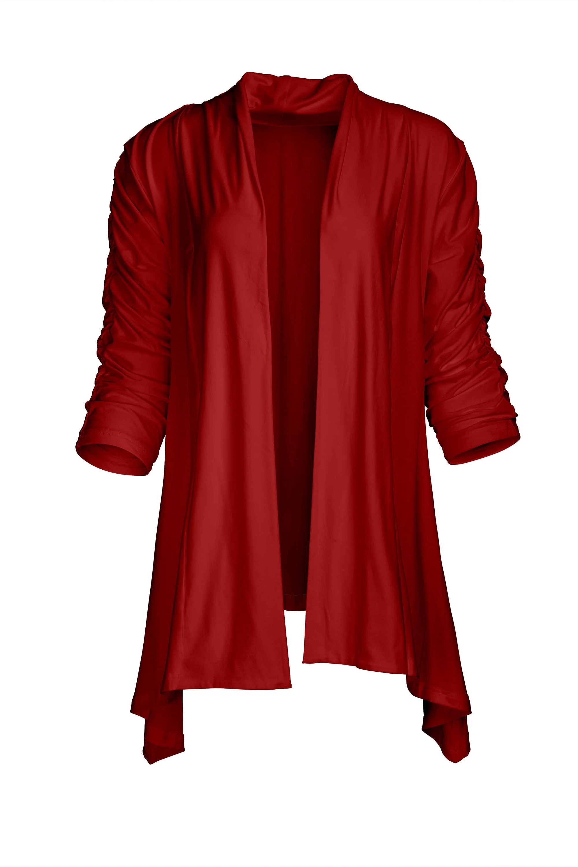 Lily by Firmiana Shawl Neck Open Front Cardigan - Image 57