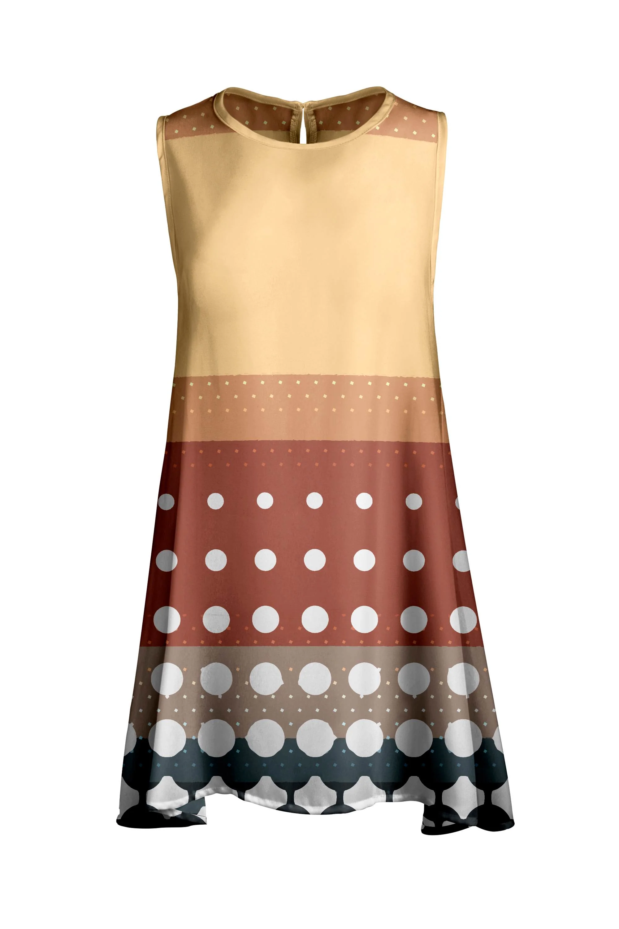 Lily by Firmiana Women’s Round Neck Sleeveless Swing Tunic Women’s Apparel - Image 31