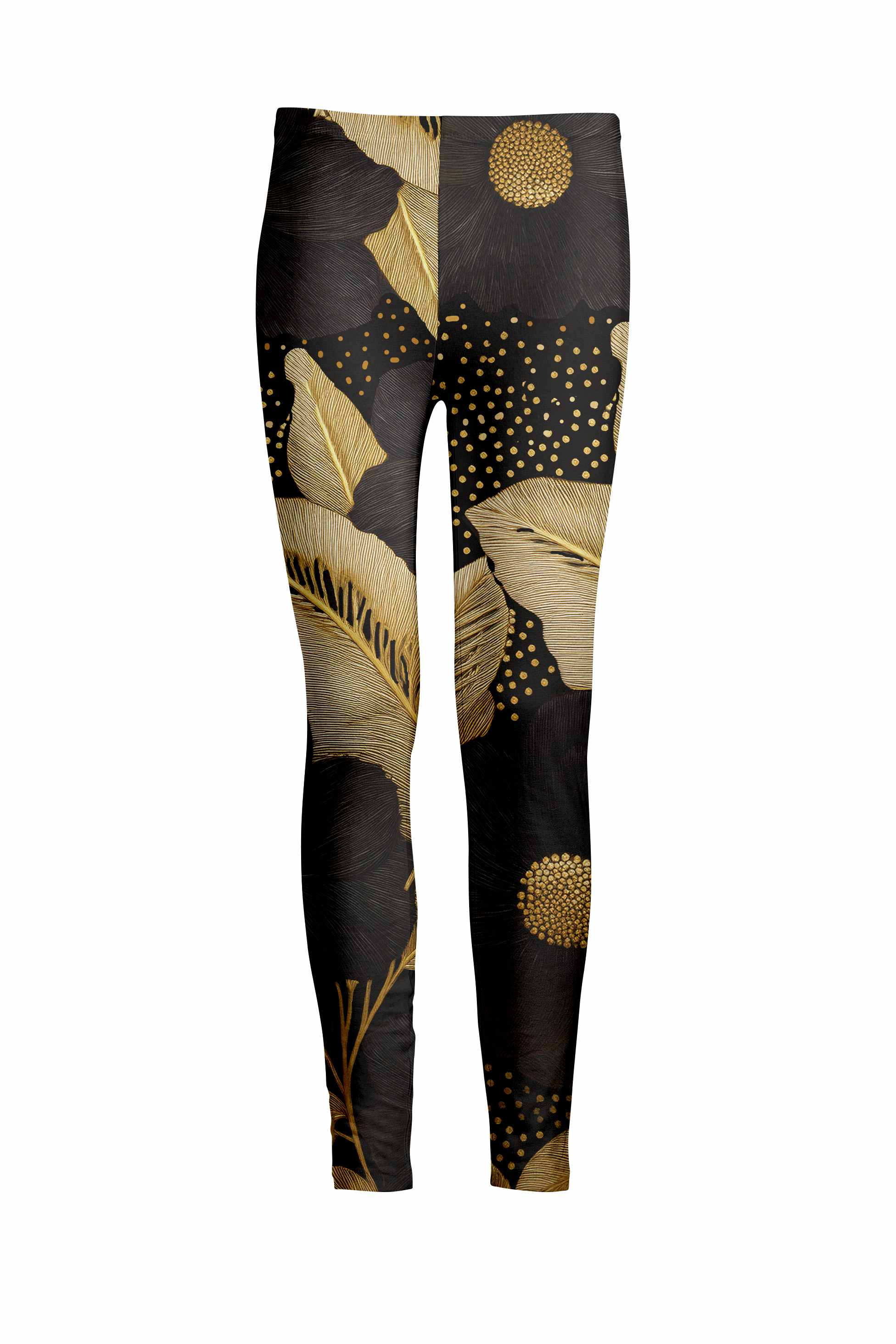 Lily by Firmiana Women's Medium Rise Printed Legging Blue & Brown Marshmallow Snowman Print - Image 30
