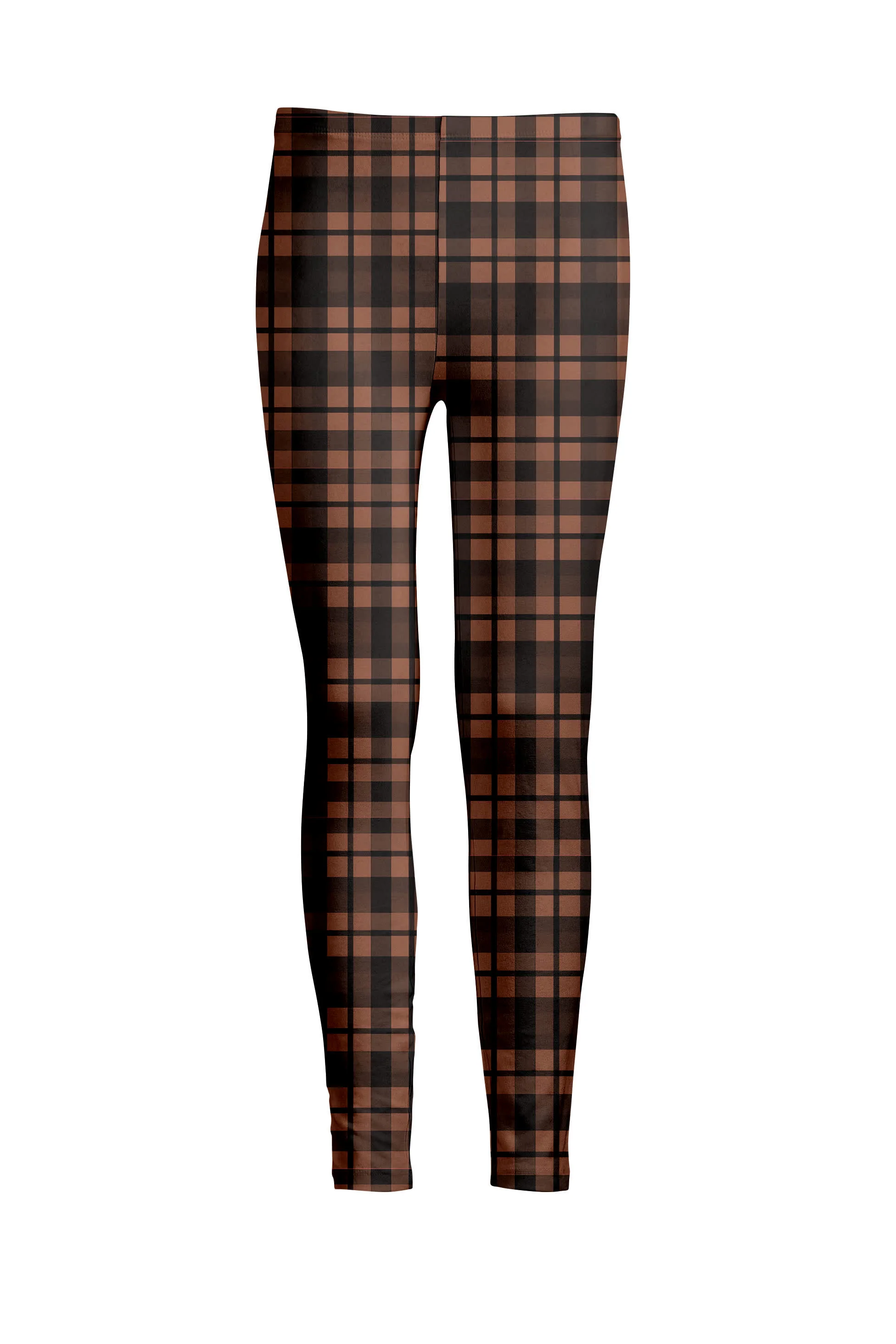 Lily by Firmiana Women's Medium Rise Printed Legging Blue & Brown Marshmallow Snowman Print - Image 39