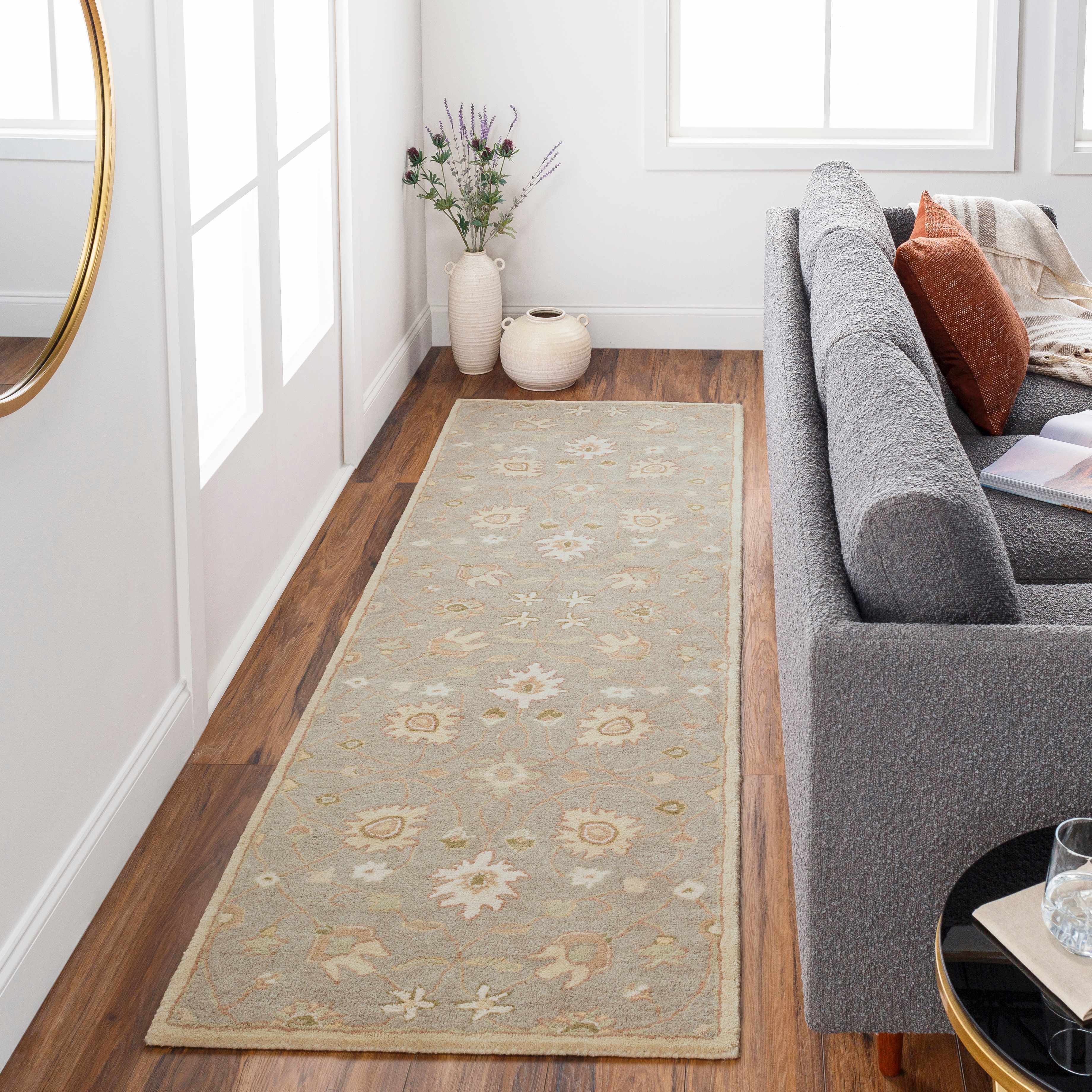 Logville Hand Tufted Light Olive 1121 Area Rug - Image 3