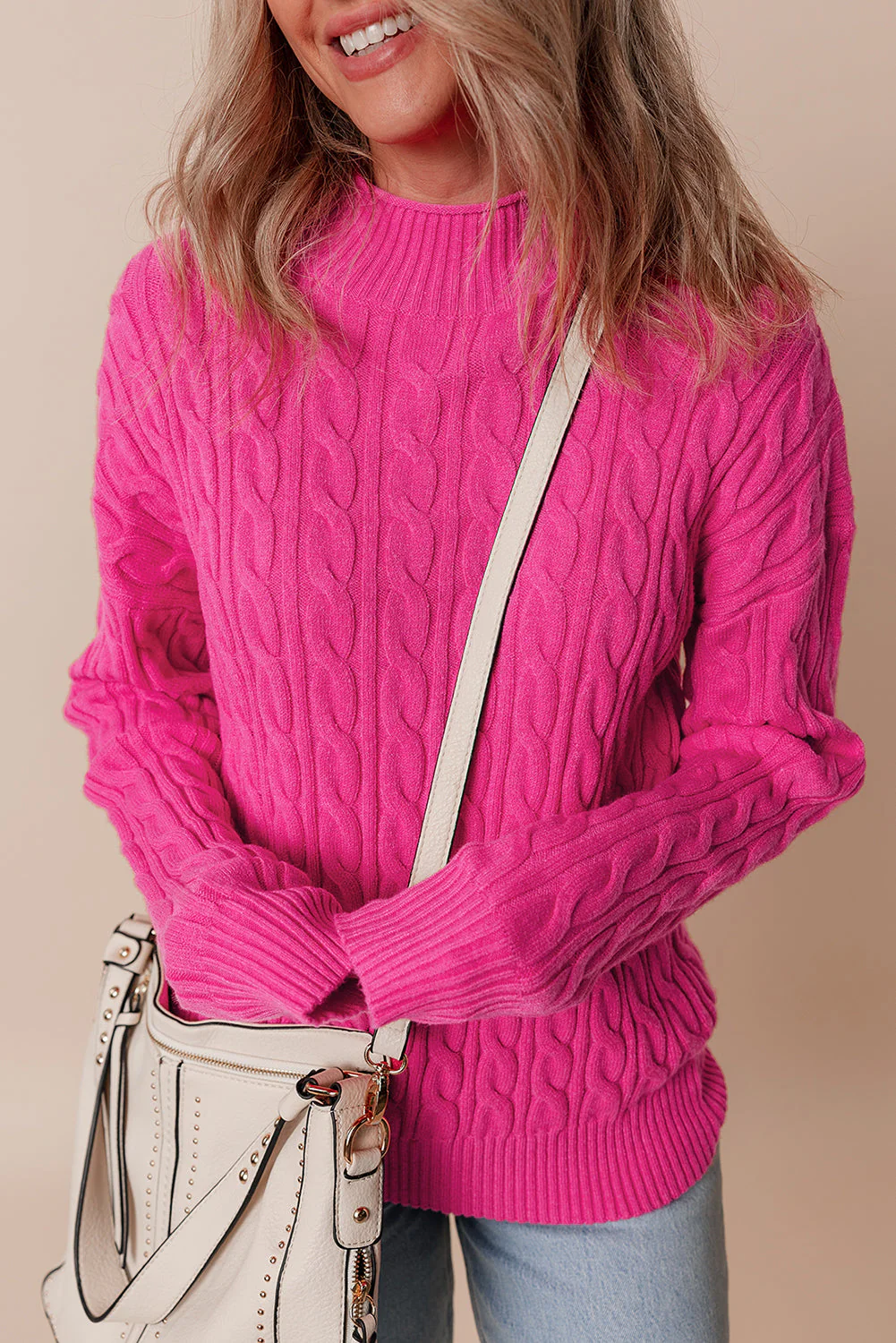 Threaded Pear Lola High Drop Shoulder Sweater - Image 5