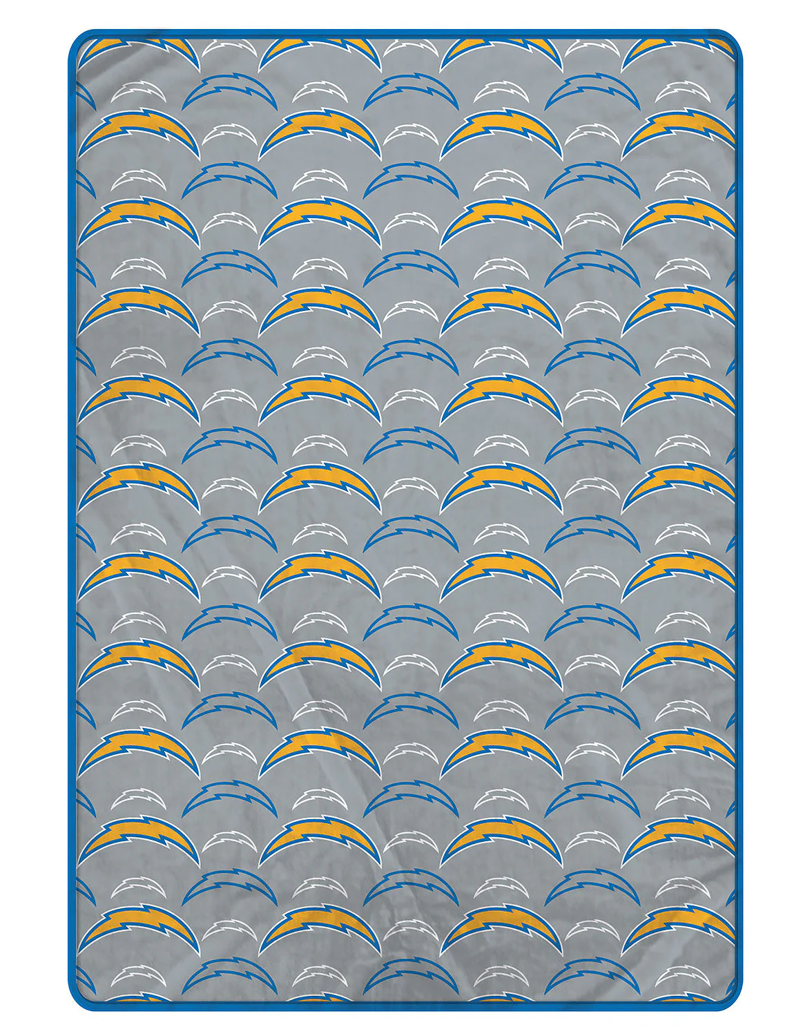 Los Angeles Chargers NFL Team Logomania XL Blanket 66x95