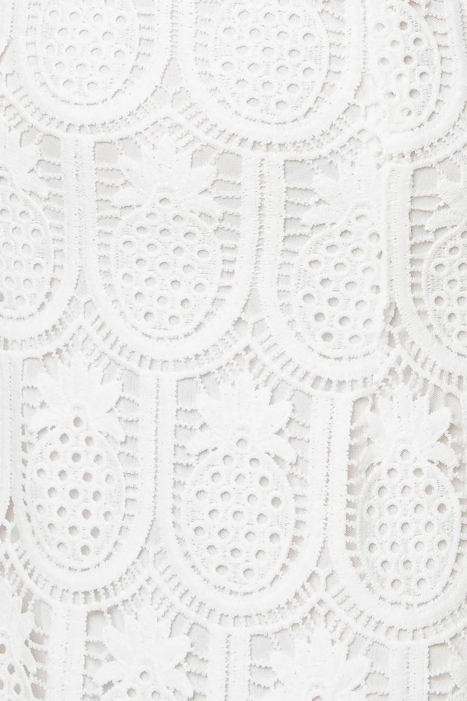 Loving Mentality White Woven Lace Midi Dress - Image 7