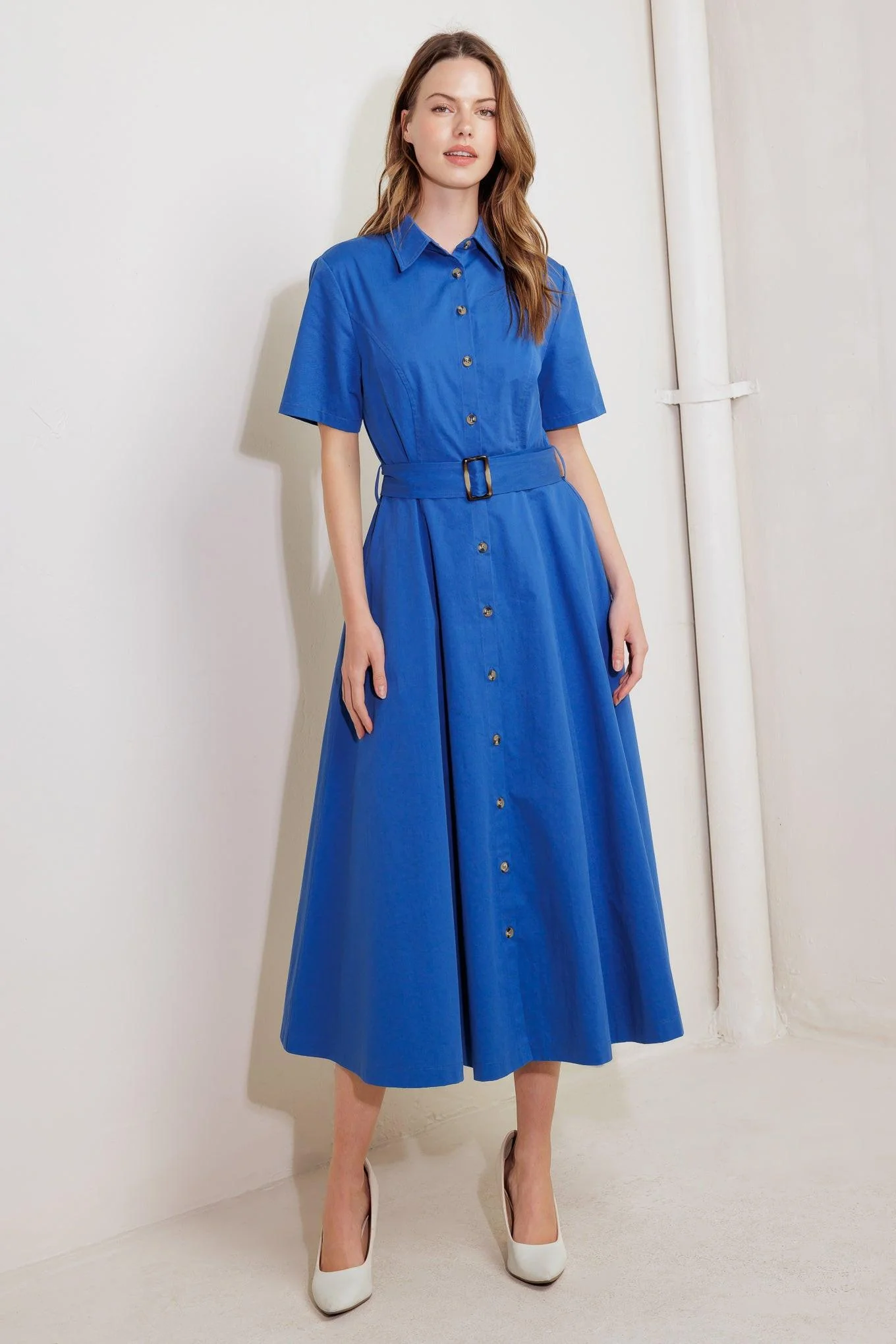 Lucky Me Woven Midi Dress - Image 30