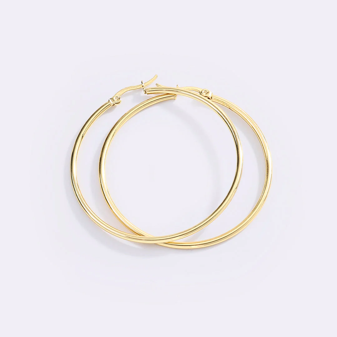 Mint & Lily Lynette Large Hoop Earrings - Image 16