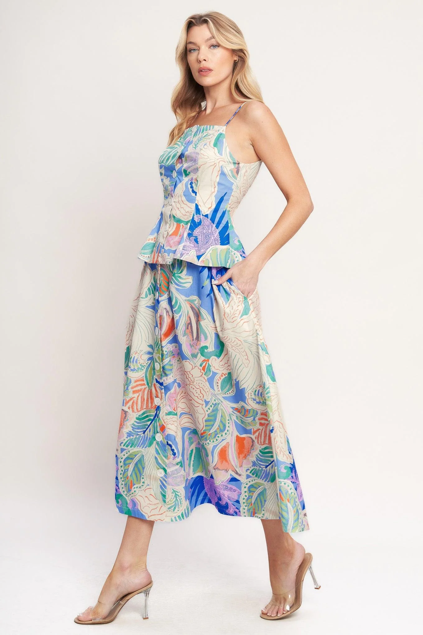 Made for Daydreams Woven Full Skirt - Image 3