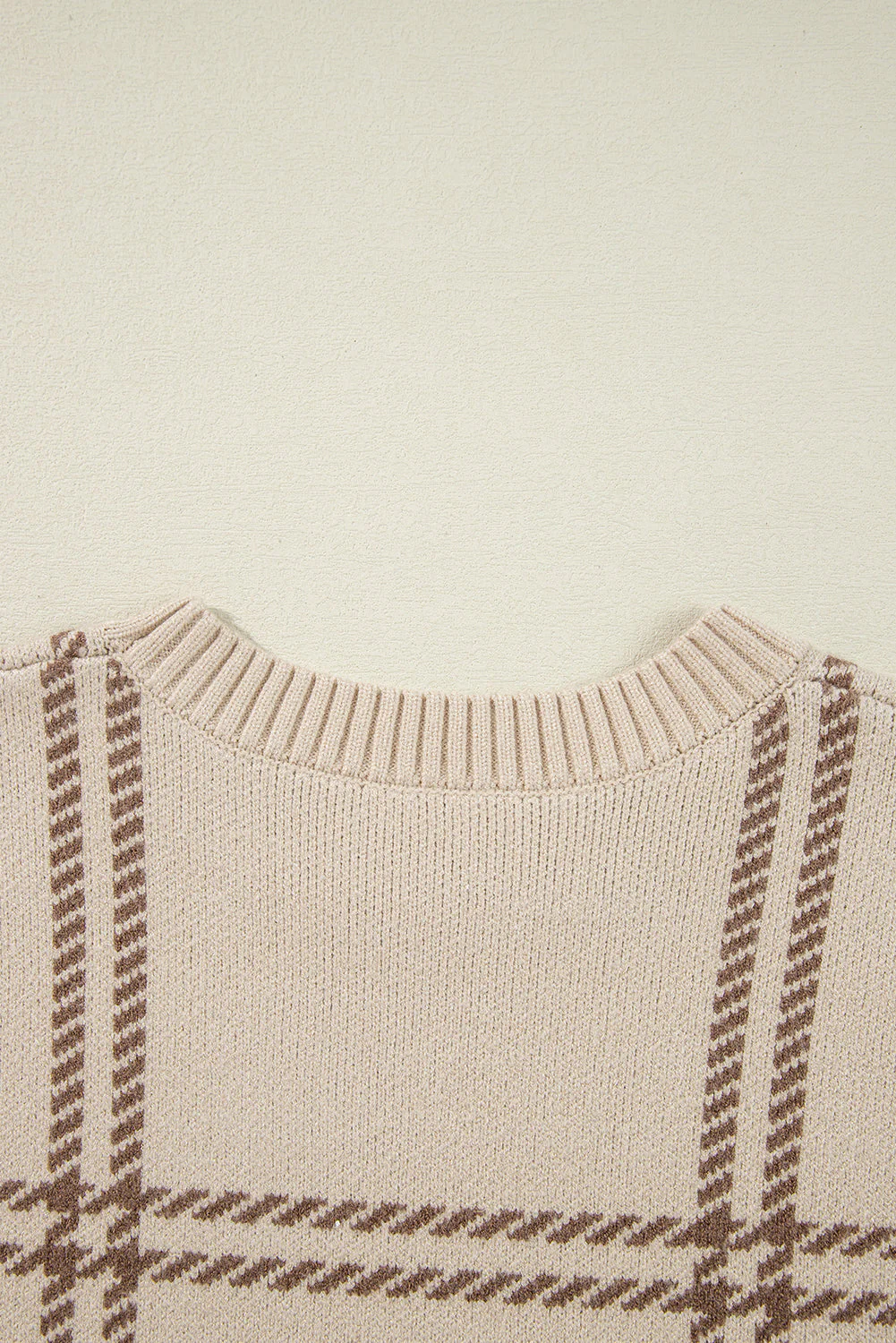 Threaded Pear Madison Knitted Drop Shoulder Sweater - Image 5