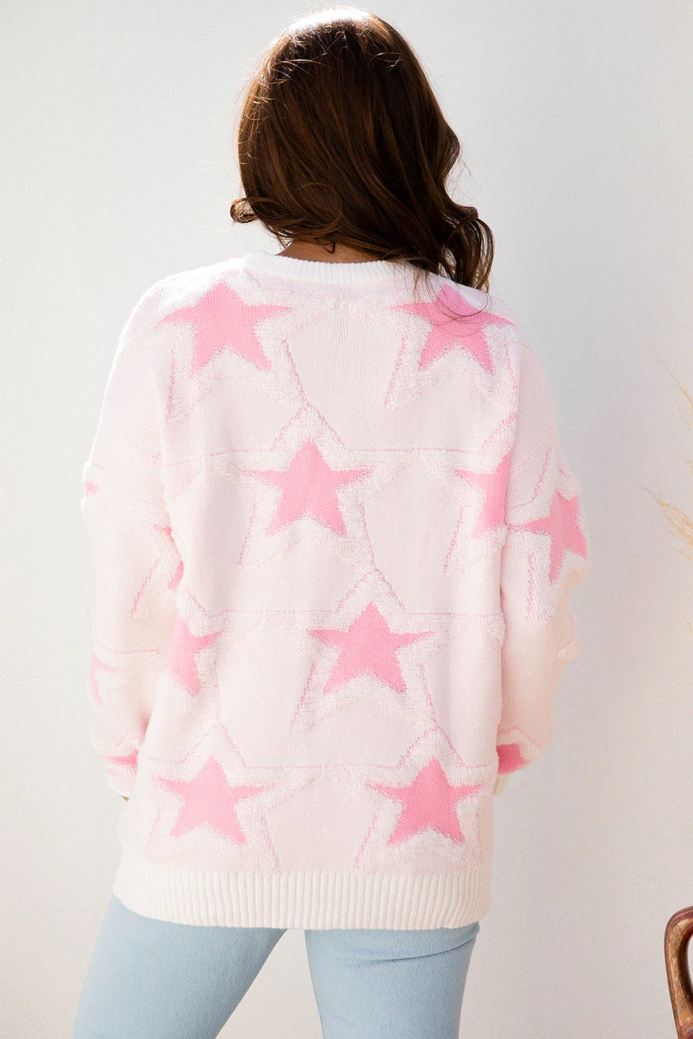 Threaded Pear Maelle Edge Drop Shoulder Sweater - Image 2