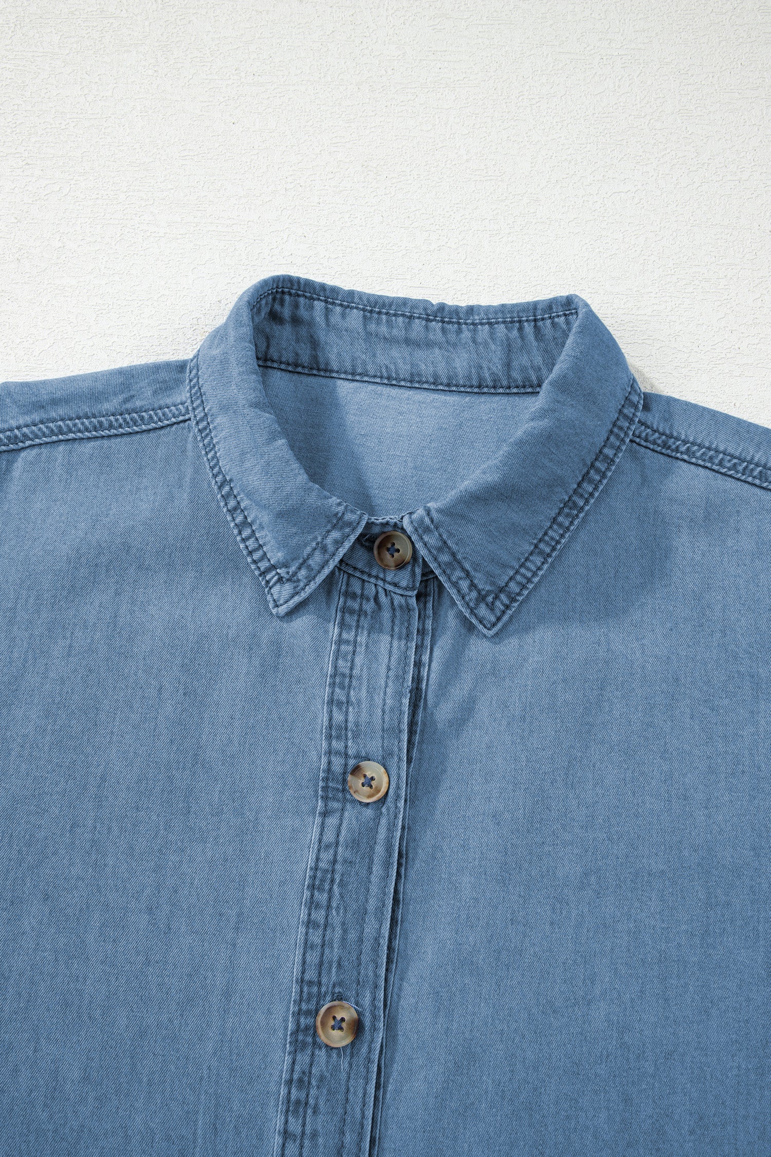 Threaded Pear Makenna Myosotis Down Slim Shirt - Image 11