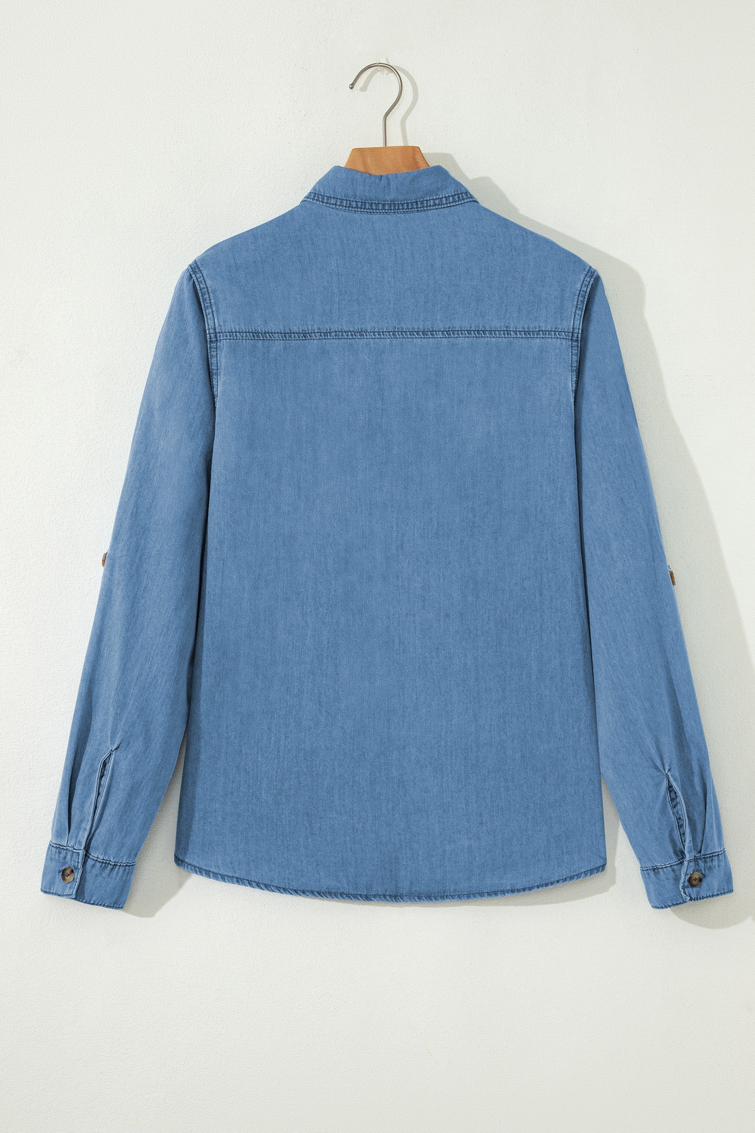 Threaded Pear Makenna Myosotis Down Slim Shirt - Image 5