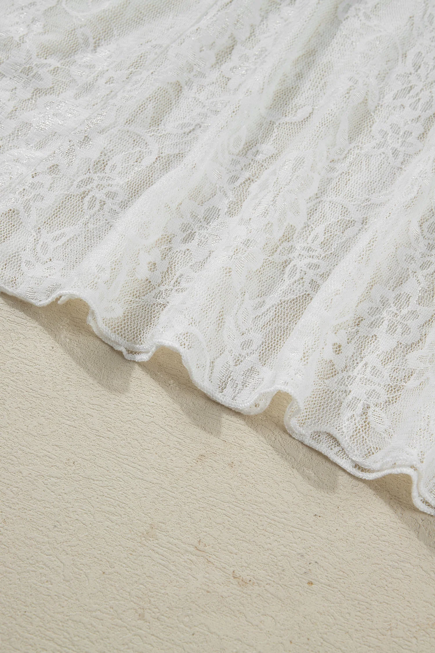 Threaded Pear Maliyah Lace Flowy Maxi Skirt - Image 10