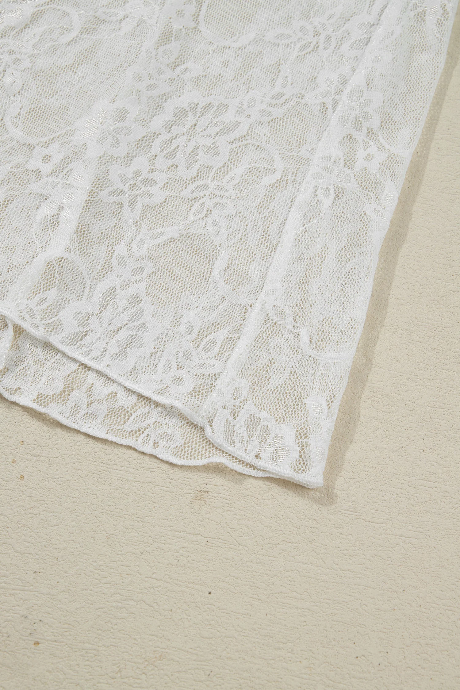 Threaded Pear Maliyah Lace Flowy Maxi Skirt - Image 11