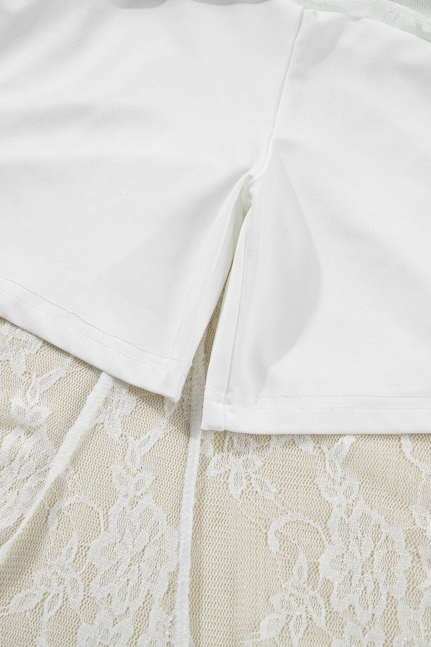 Threaded Pear Maliyah Lace Flowy Maxi Skirt - Image 13