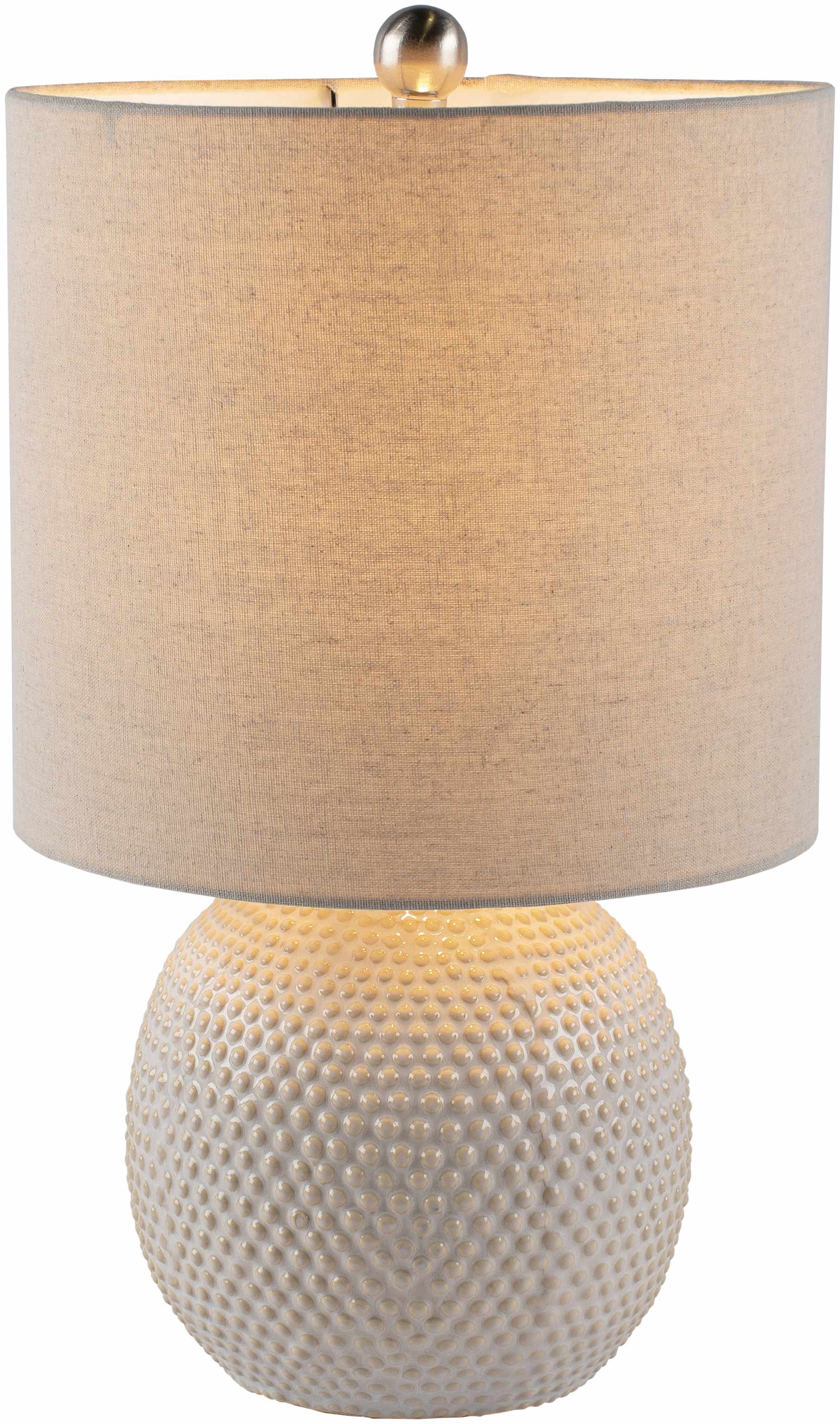 Manaloal Beige Textured Table Lamp - Image 3
