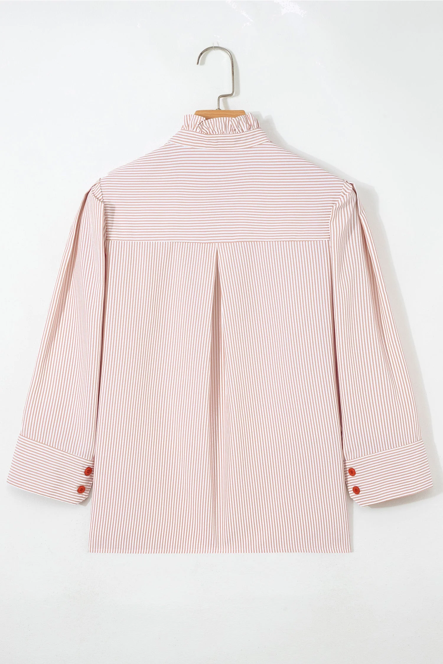 Threaded Pear Maren Frilled Collar Down Shirt - Image 10
