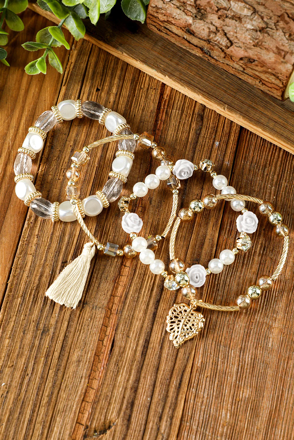 Mariana Beaded Fringed Layered Bracelet - Image 10