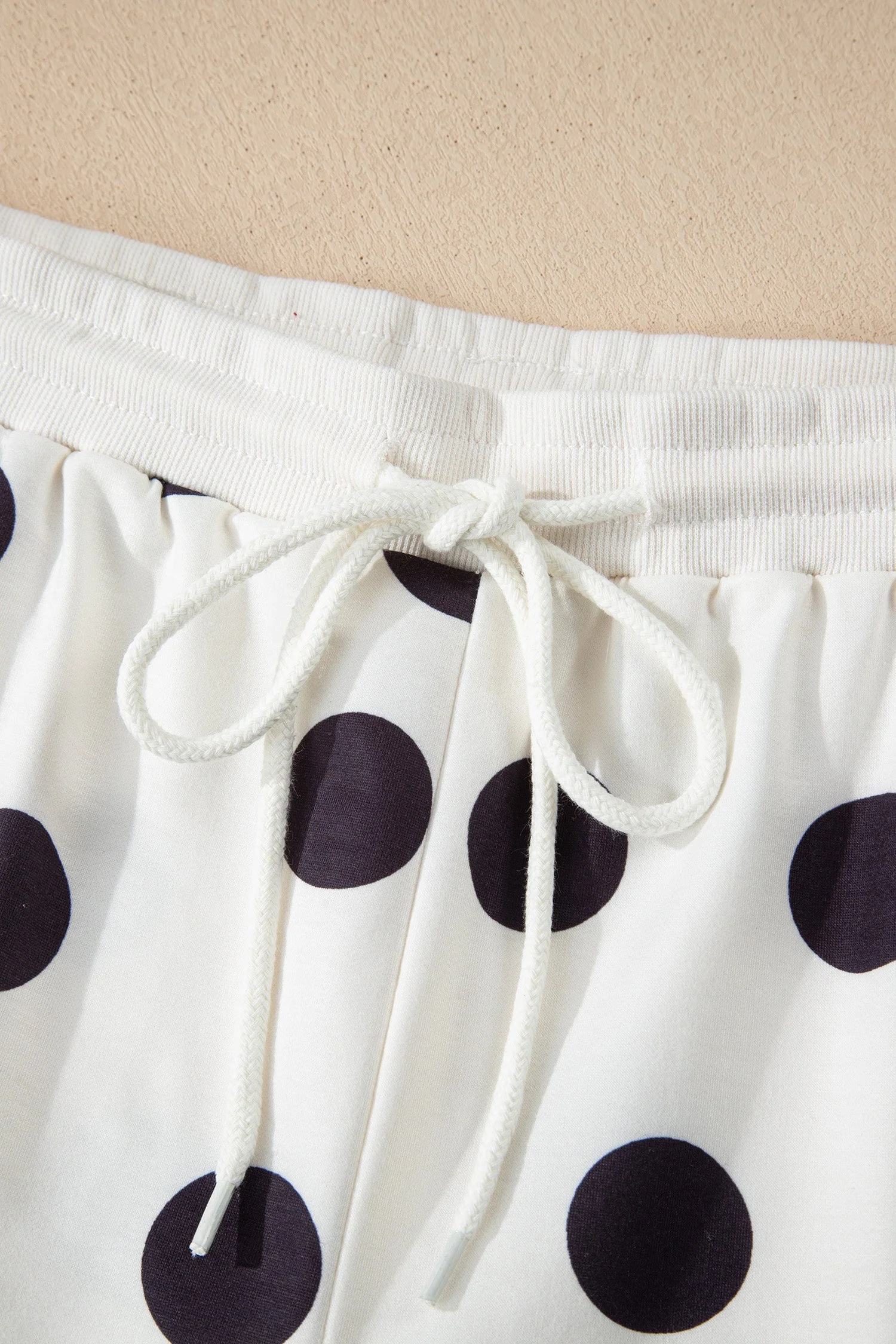 Threaded Pear Marley Shoulder Pullover Drawstring Shorts Set - Image 10