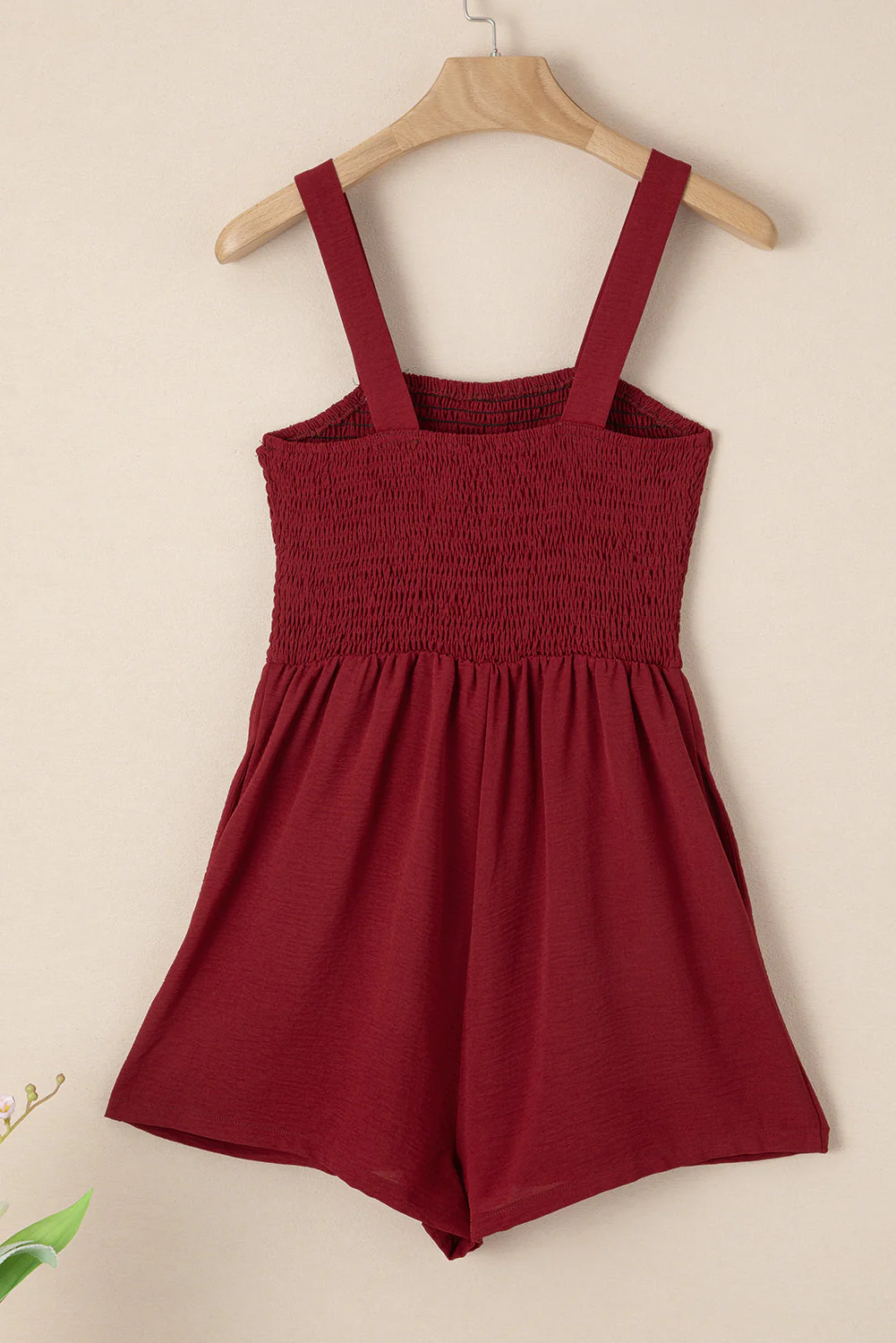 Threaded Pear Marlowe Casual Smocked Sleeveless Romper - Image 5