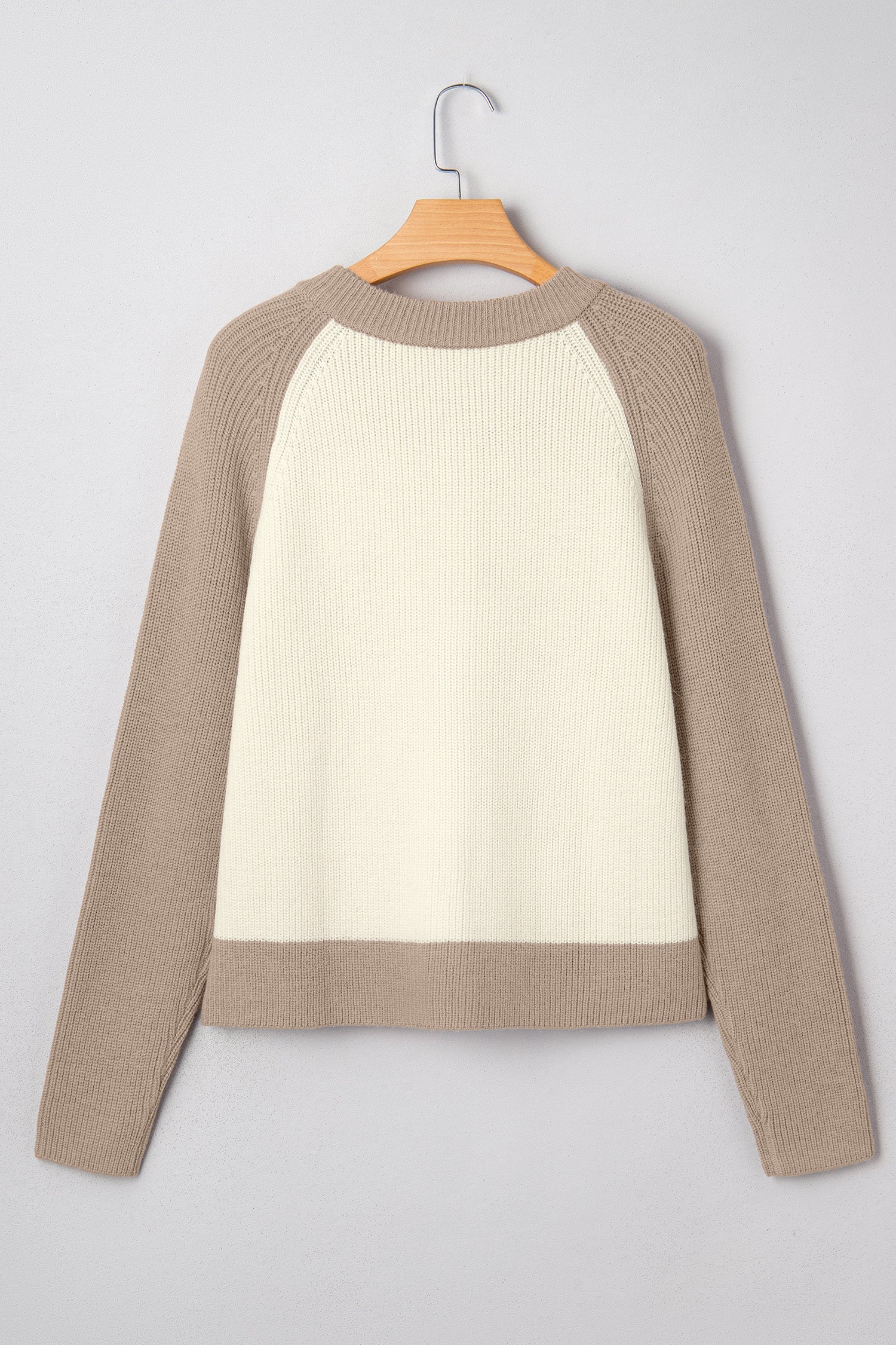 Threaded Pear Maryam Ribbed Knit Down Sweater - Image 10