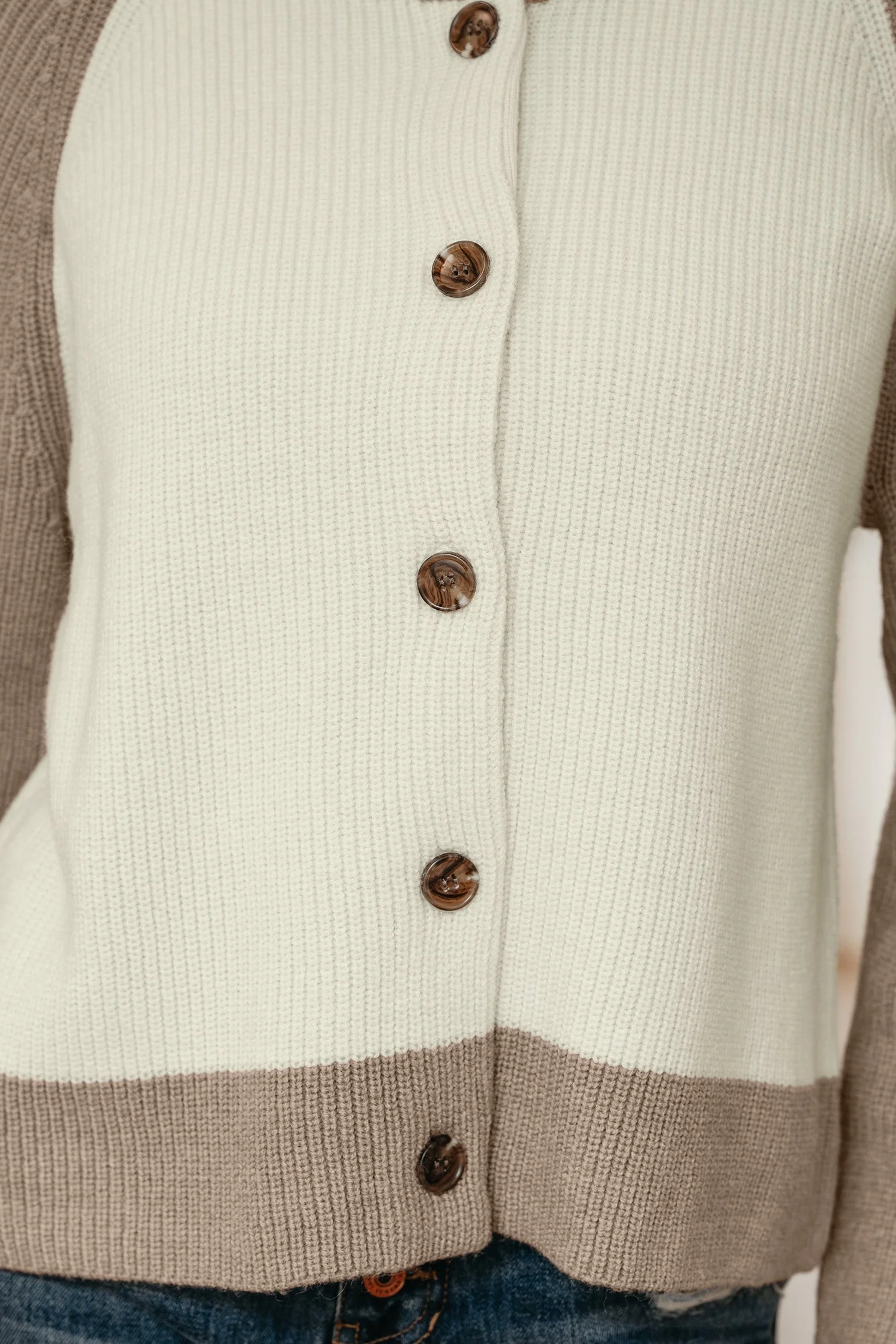 Threaded Pear Maryam Ribbed Knit Down Sweater - Image 7