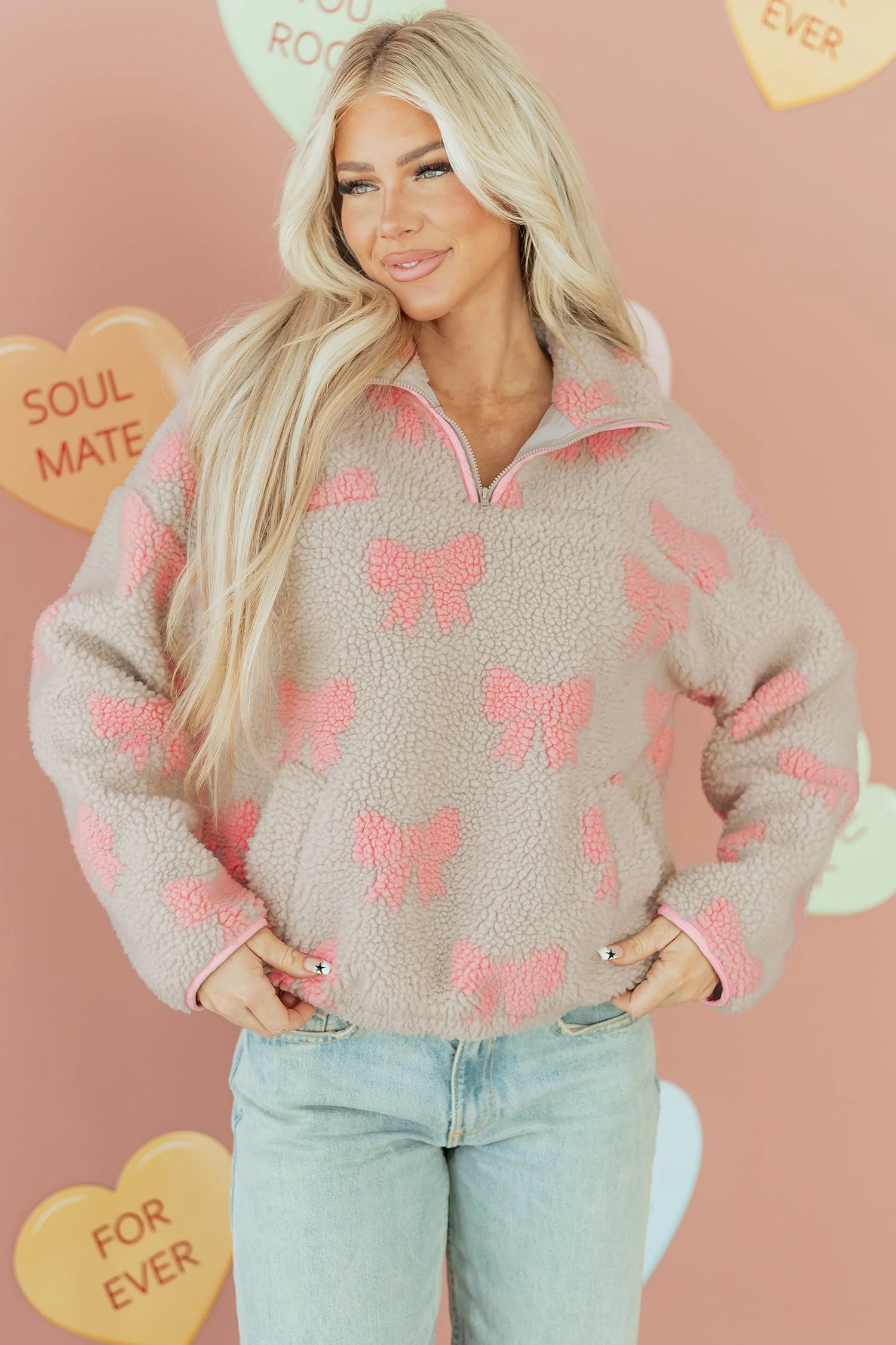 Threaded Pear Matilda Drop Shoulder Baggy Sweatshirt - Image 4