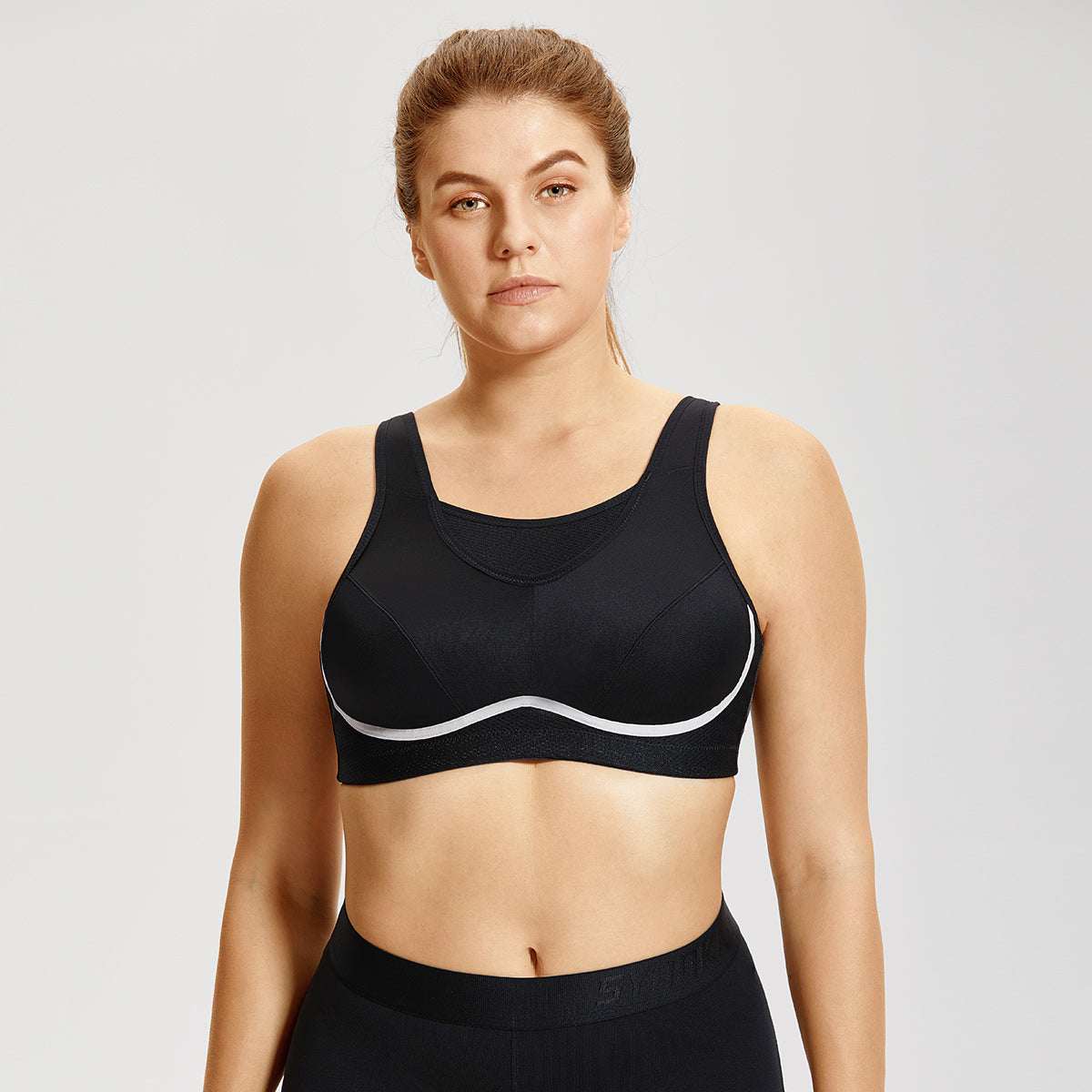 Max Comfort Lightweight Mesh Planel Full Cup Sports Bra - Image 25