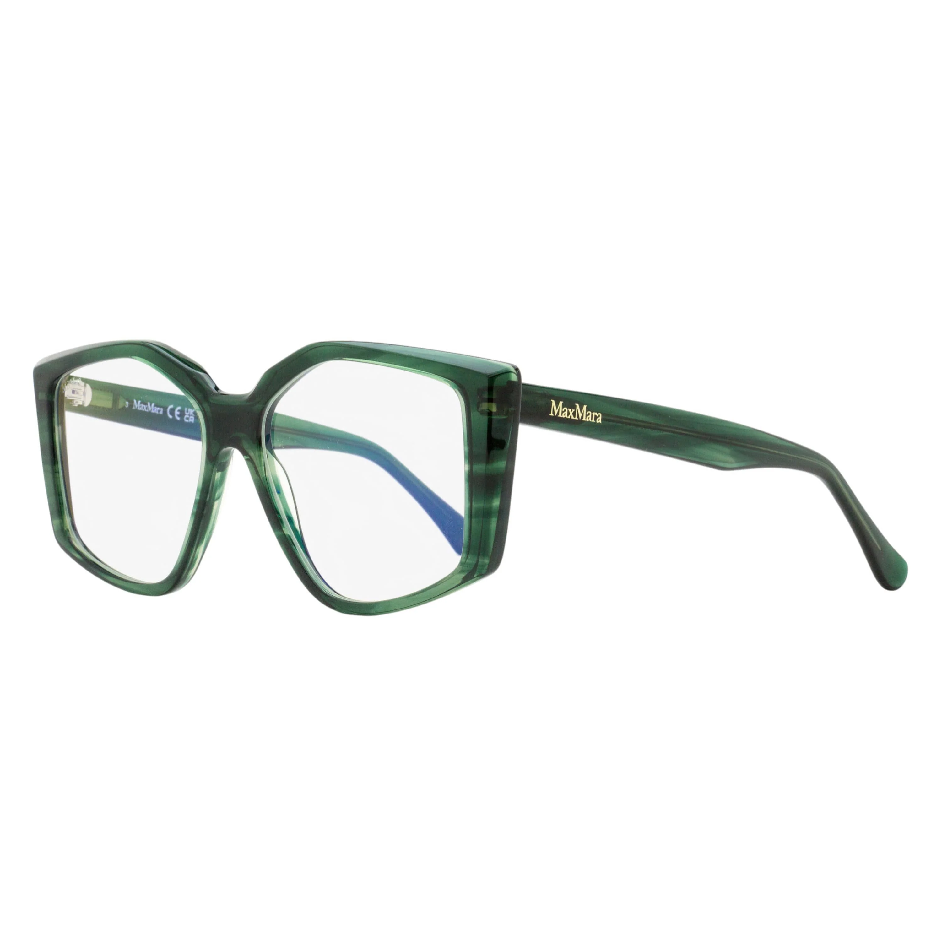 Max Mara Butterfly Blue Block Eyeglasses MM5162-B 001 Black 53mm - Image 7