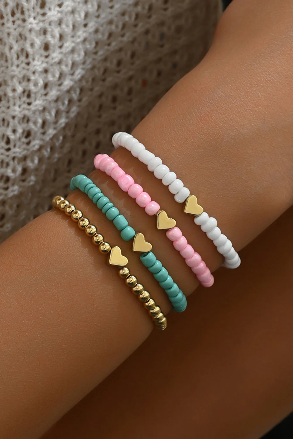 Mazie Beaded Layered Bracelet Set - Image 2