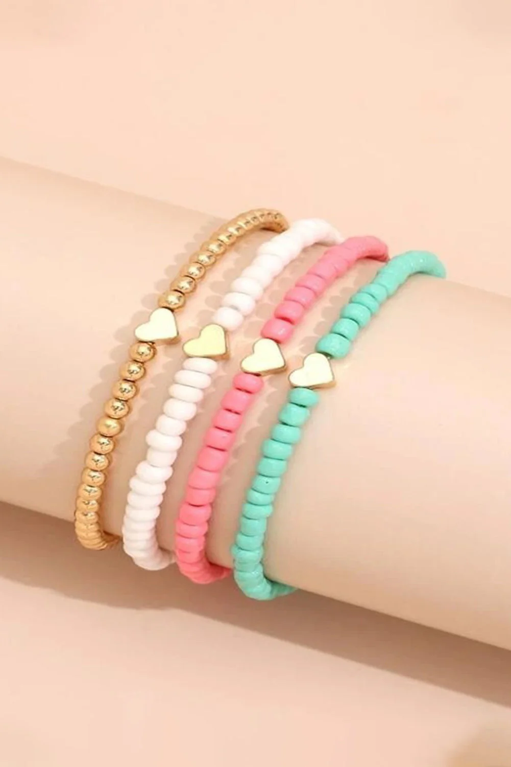 Mazie Beaded Layered Bracelet Set - Image 7