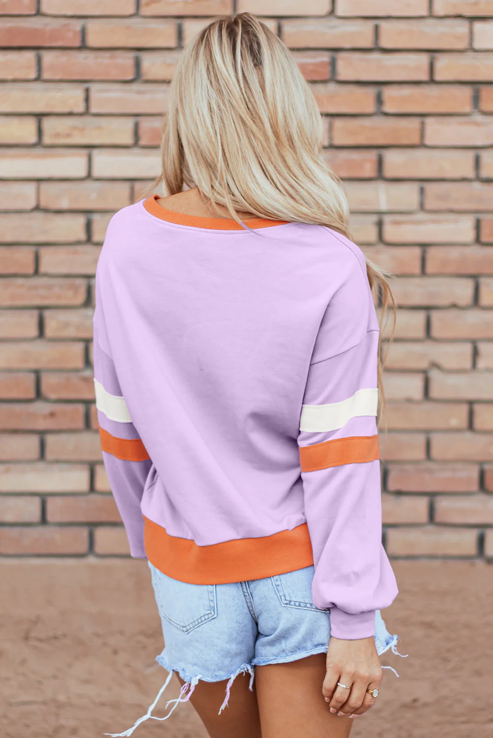 Threaded Pear Mazie V Neck Sweatshirt - Image 2