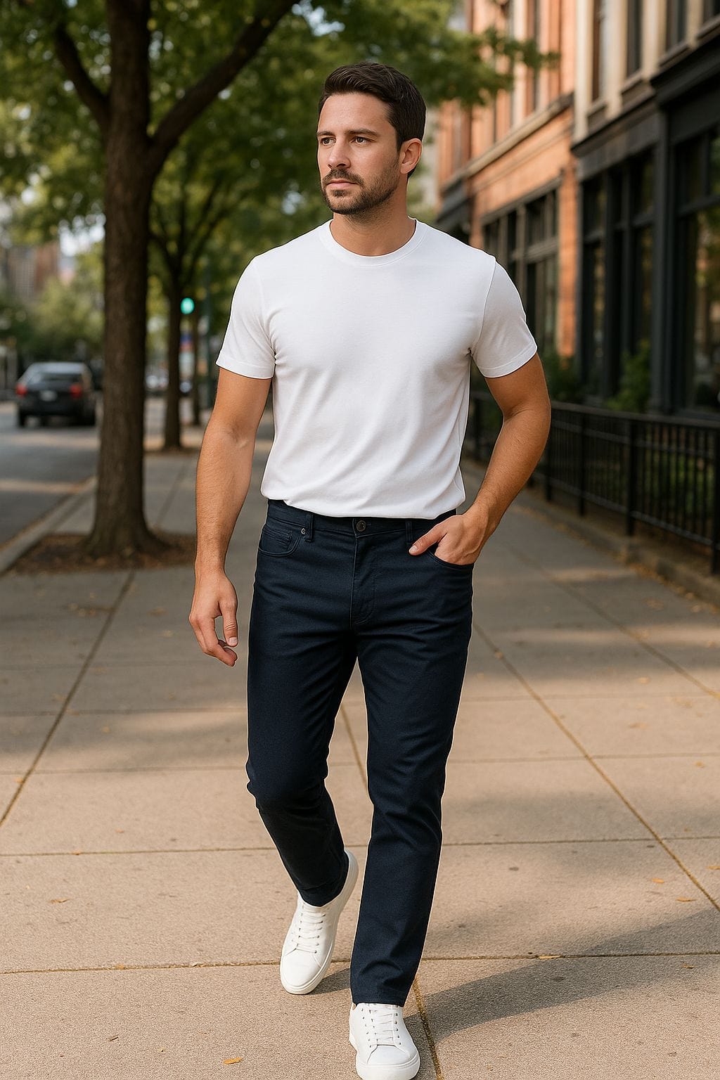 BenBen Mens 2 Pack Chinos Medium Stretch - Image 26