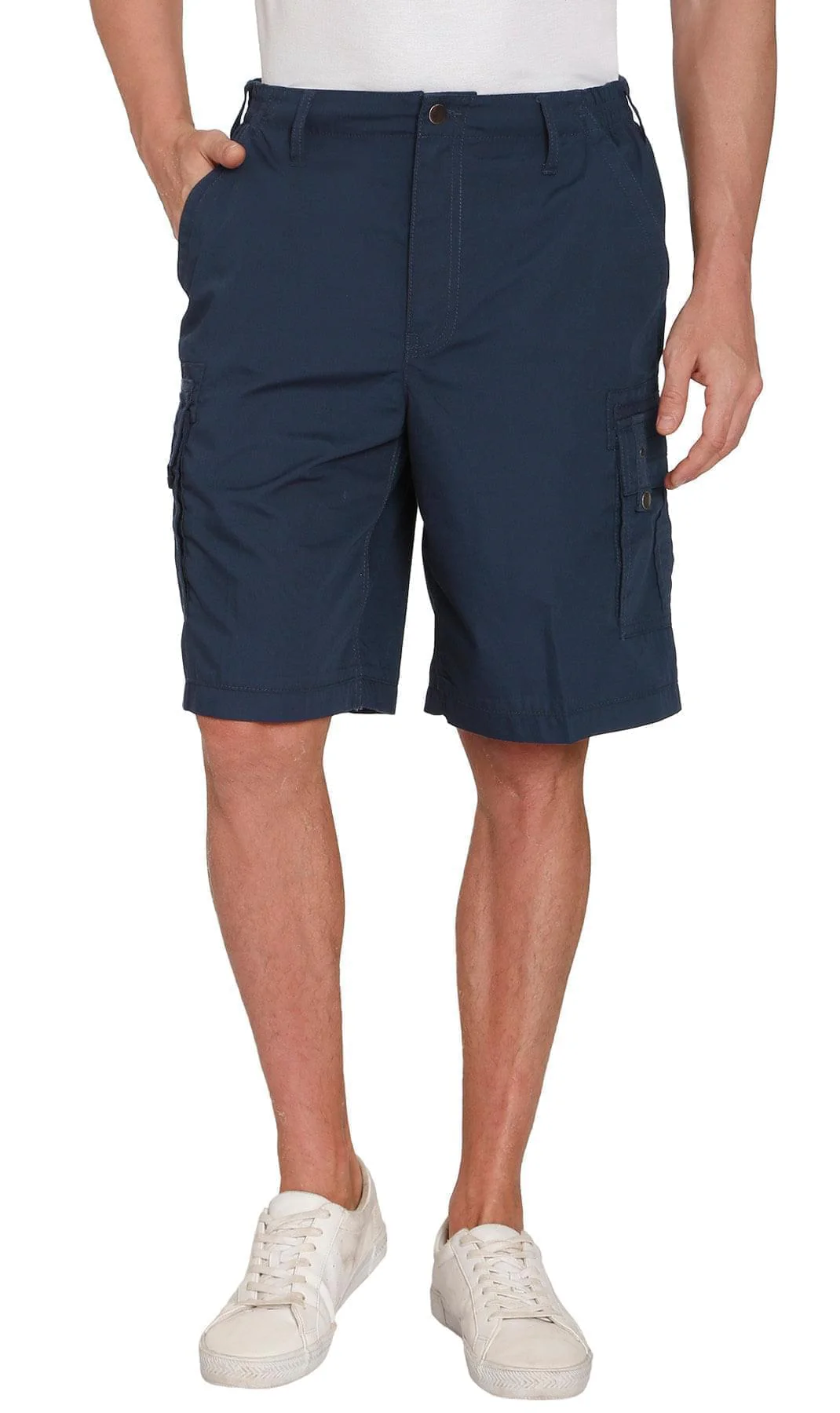 Men's Cargo Shorts with Elastic Waist and Multi Pockets for added comfort - Image 14