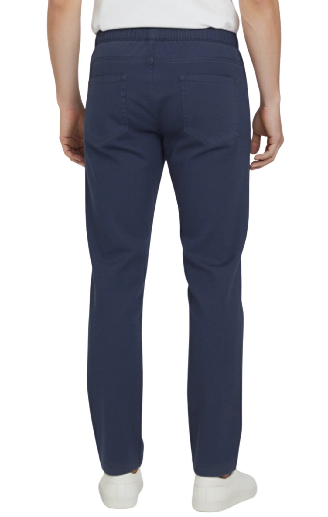 Men's Casual Elastic Waist Denim & Twill Pull on Jeans Pants - Image 31