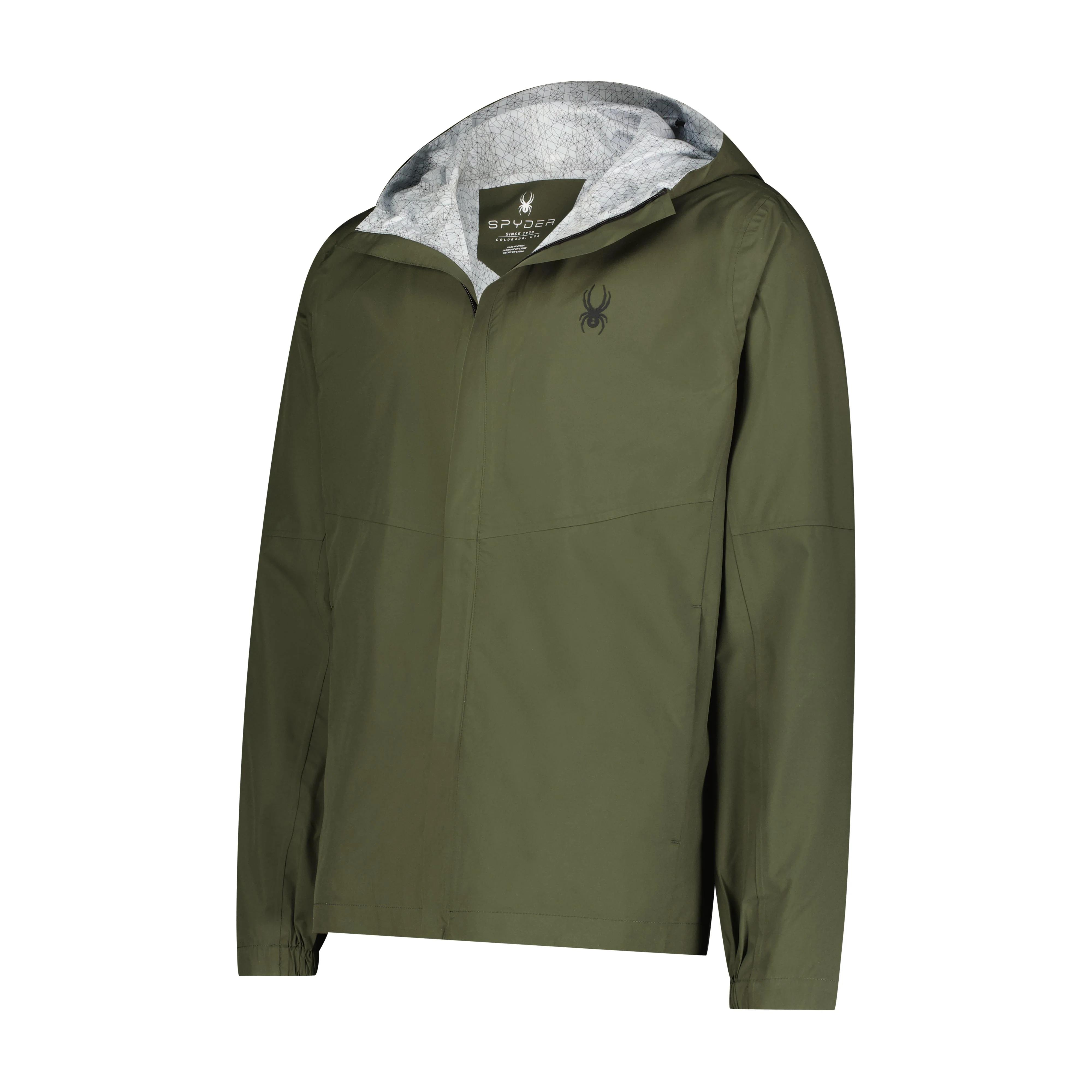 Men's Cloudy Day Rain Jacket - Olive - Image 5