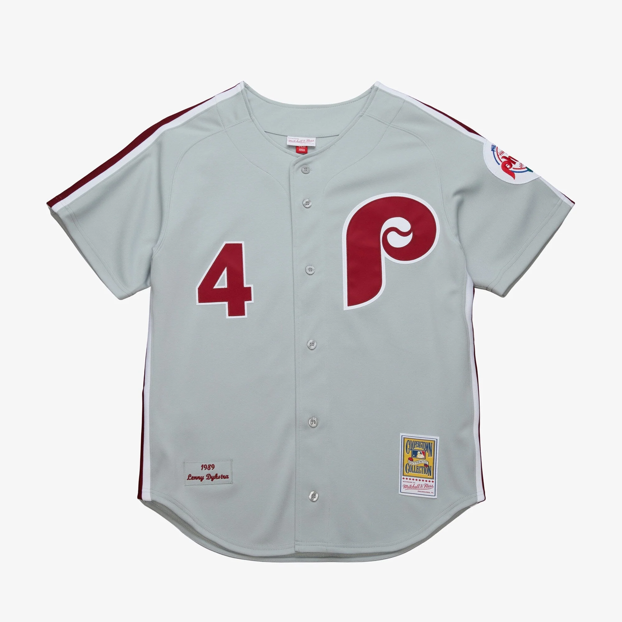 Mitchell & Ness Men's MLB Dark Jersey Phillies 1989 Lenny Dykstra Jerseys