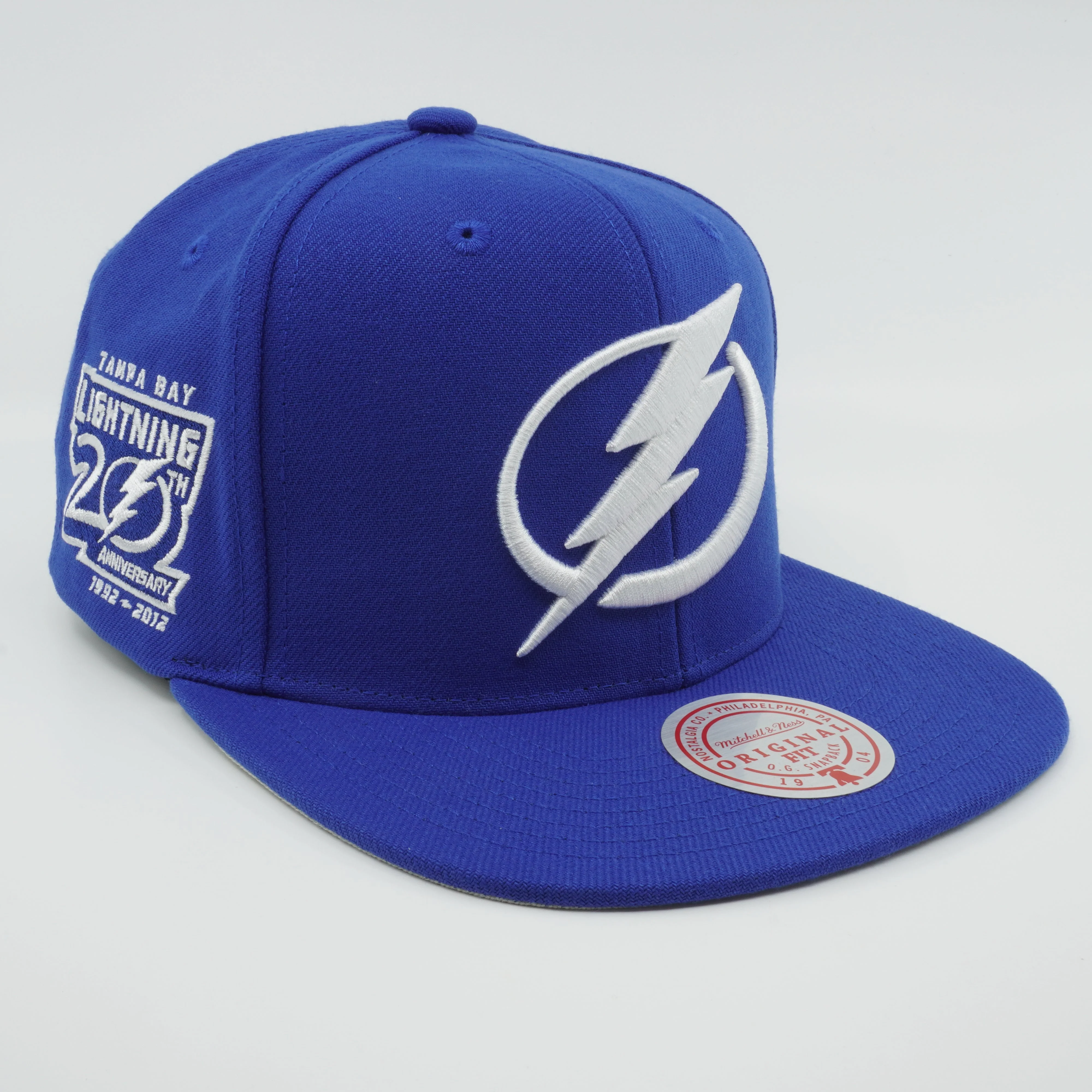 Mitchell & Ness Men's NHL Back To Basics Snapback Lightning Navy - Image 3