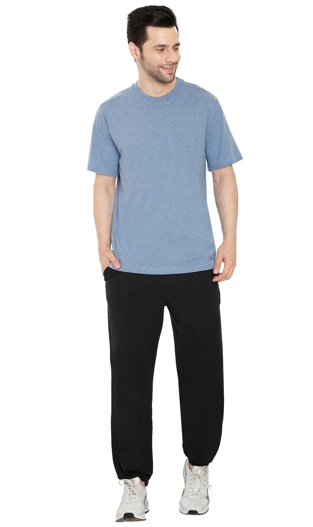 Mens Pull On Elastic Waist Knit Pants - Relaxed Dressing for Comfort - Image 10
