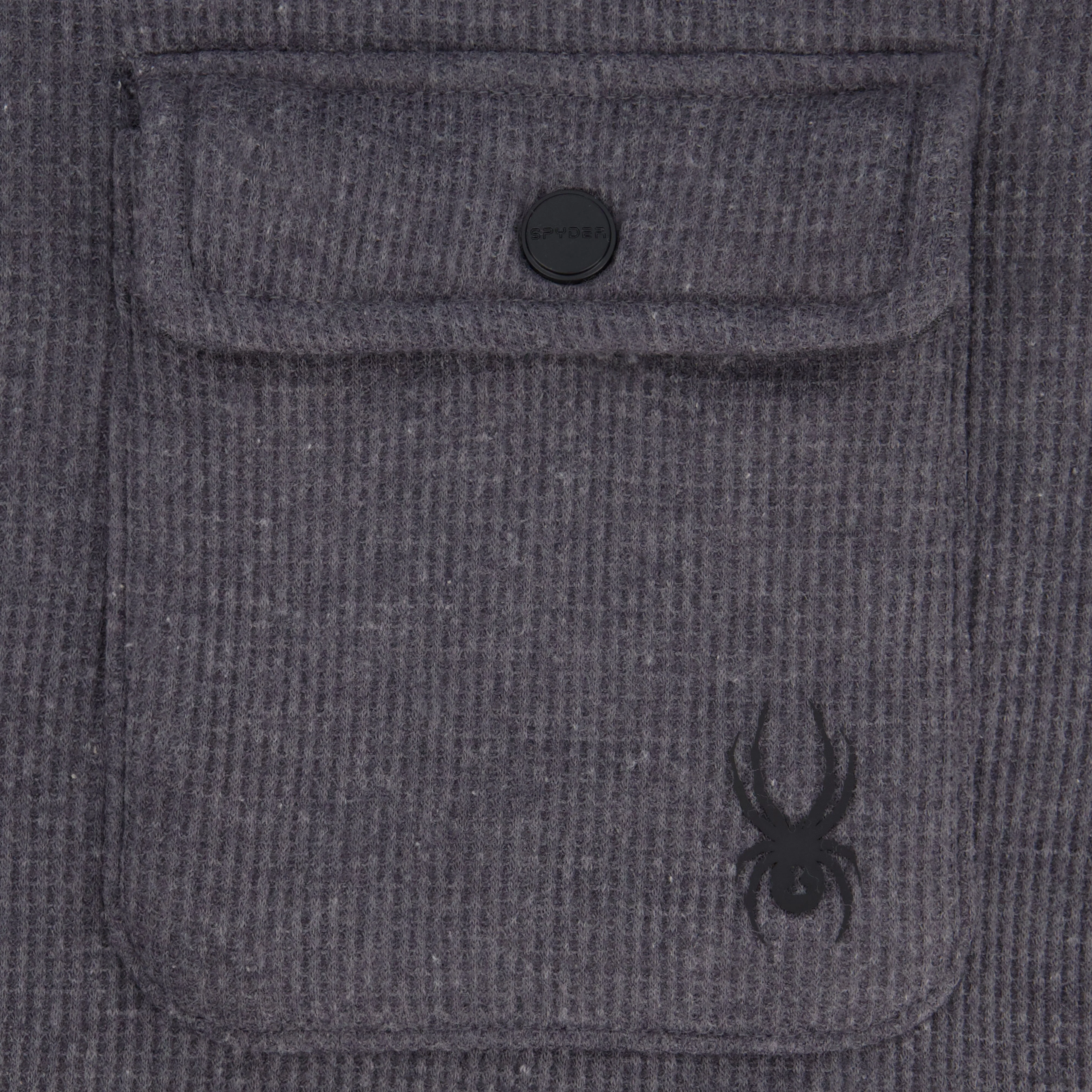 Spyder Men's Sherpa Shacket - Gunmetal - Image 3