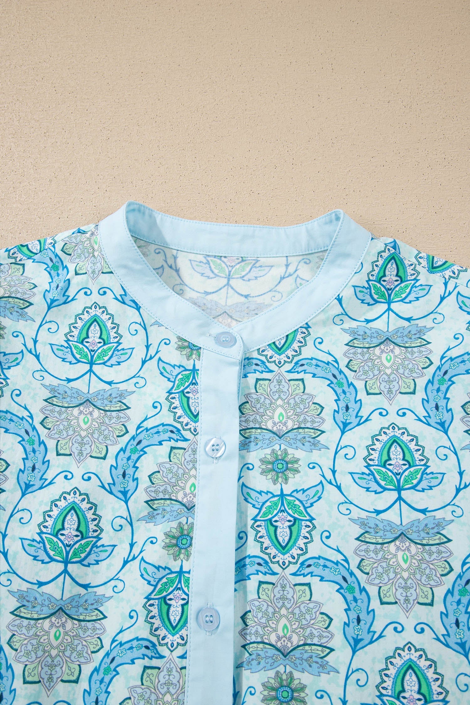 Threaded Pear Micah Puff Sleeve Loose Shirt - Image 10