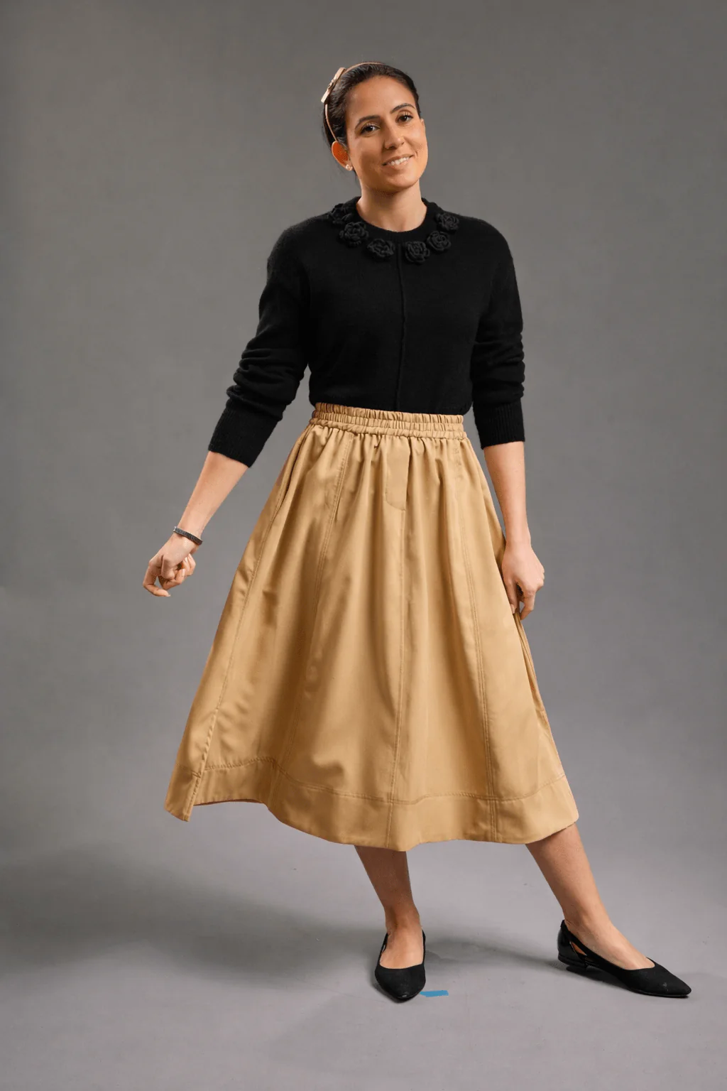 MiJN Flower Neckline Sweater - Image 4