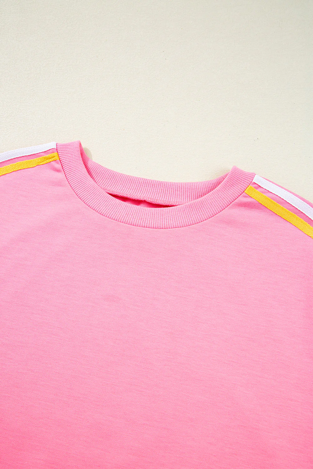 Threaded Pear Milan Contrast Crewneck T Shirt - Image 4