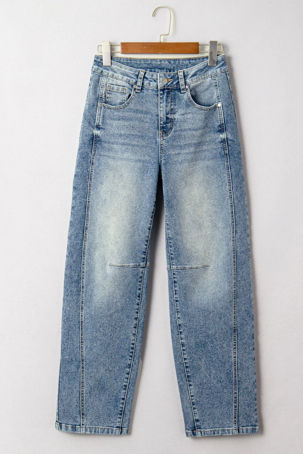 Threaded Pear Milena Seam Detail Shift Jeans - Image 8