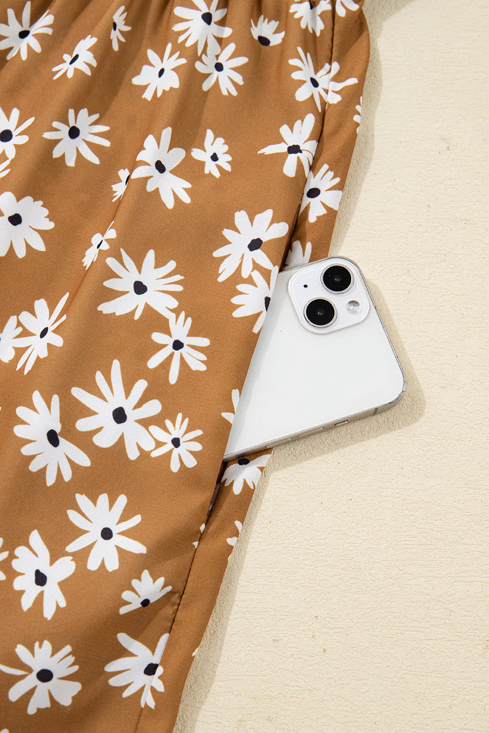 Threaded Pear Miley Print Puff Sleeve PLUS Dress - Image 12
