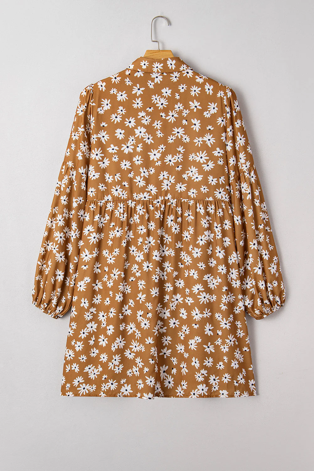 Threaded Pear Miley Print Puff Sleeve PLUS Dress - Image 8