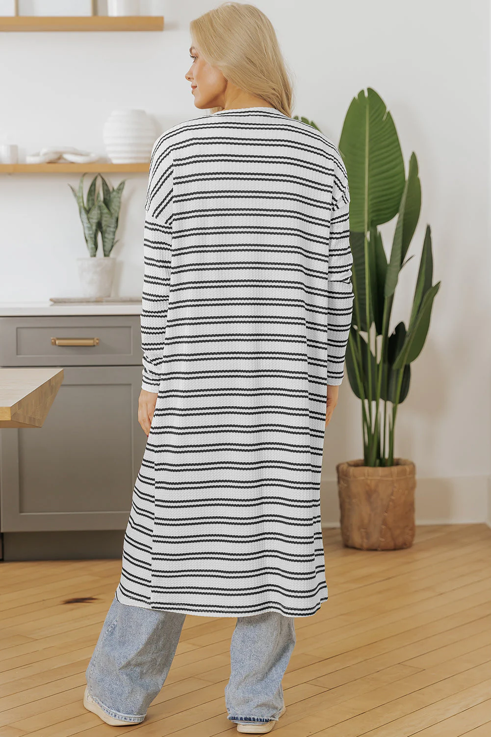 Threaded Pear Millie Open Front Duster Cardigan - Image 2