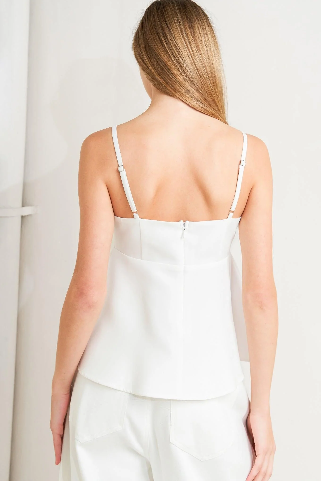 Minimal Mood Woven Cami Top - Image 2