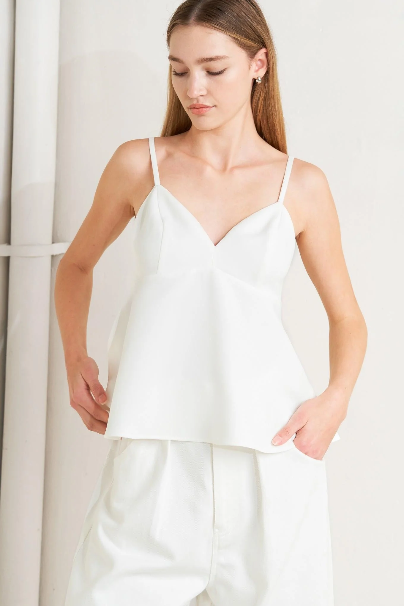 Minimal Mood Woven Cami Top - Image 4